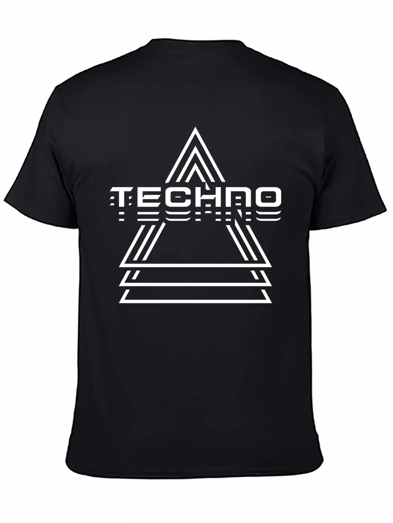 Techno Music Electronic Sound Dance Beat Bass Unisex Short Sleeve Soft Cotton T-Shirt – Casual Everyday Wear