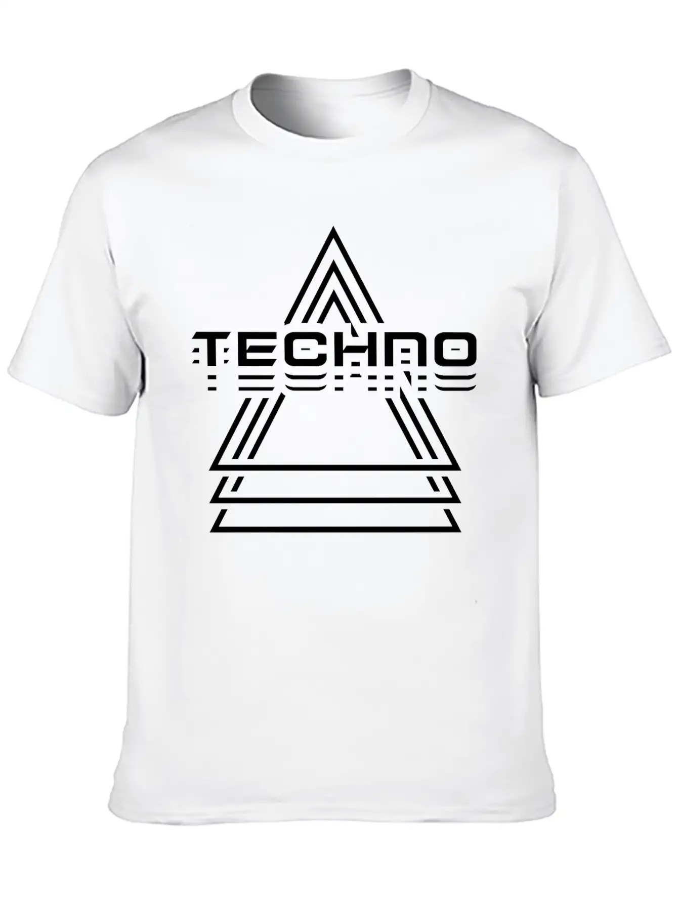 Techno Music Electronic Sound Dance Beat Bass Unisex Short Sleeve Soft Cotton T-Shirt – Casual Everyday Wear