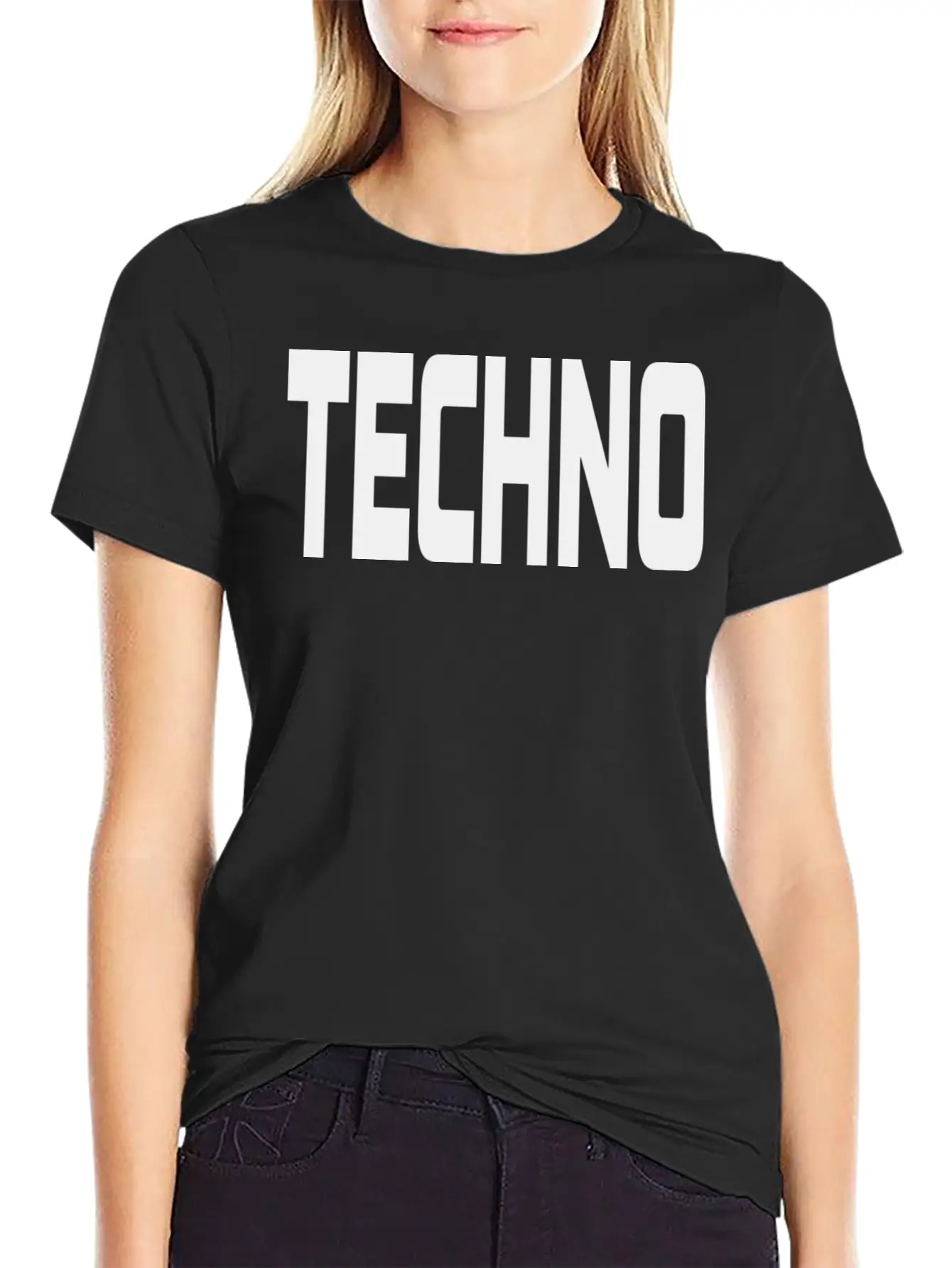 Techno Unisex Casual T-Shirt – Clean Design For Daily Comfort