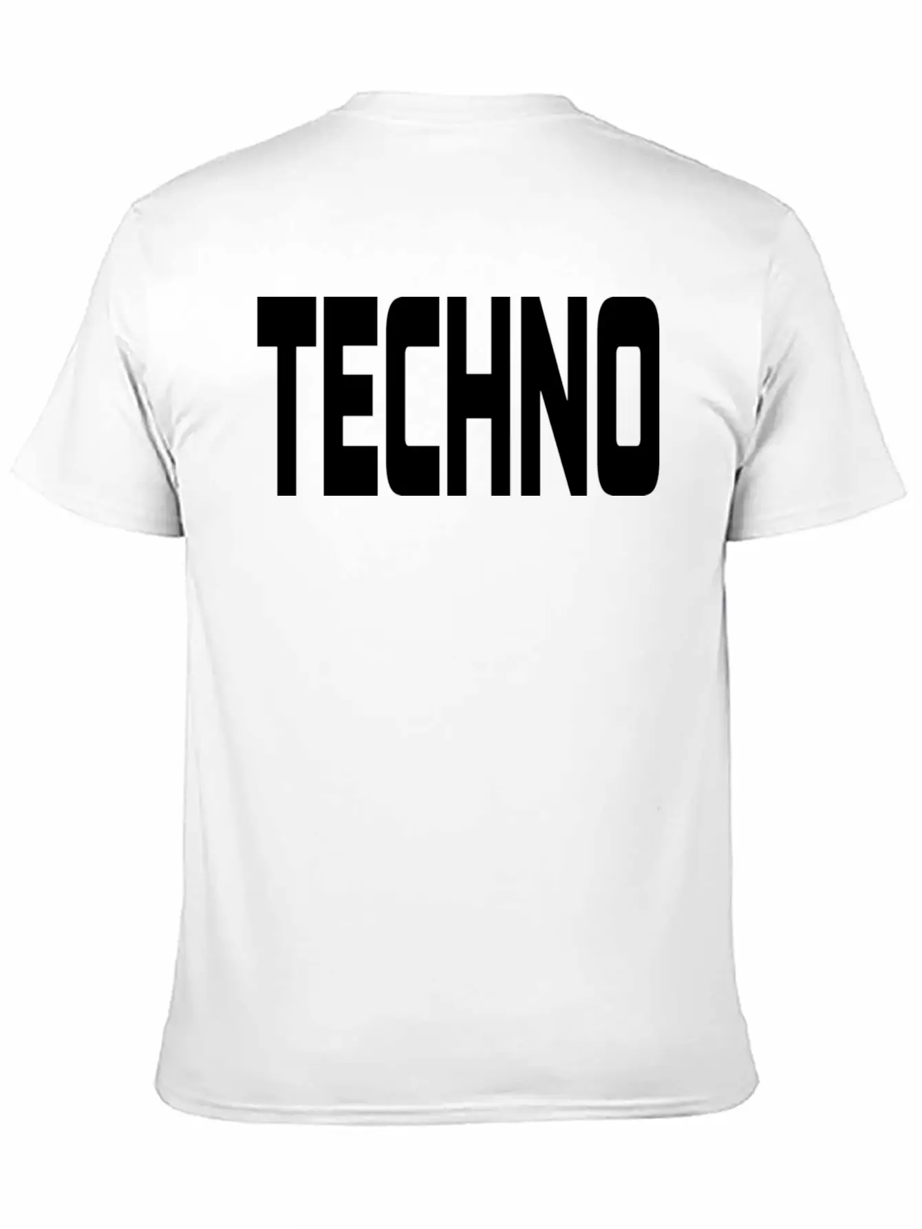 Techno Unisex Casual T-Shirt – Clean Design For Daily Comfort