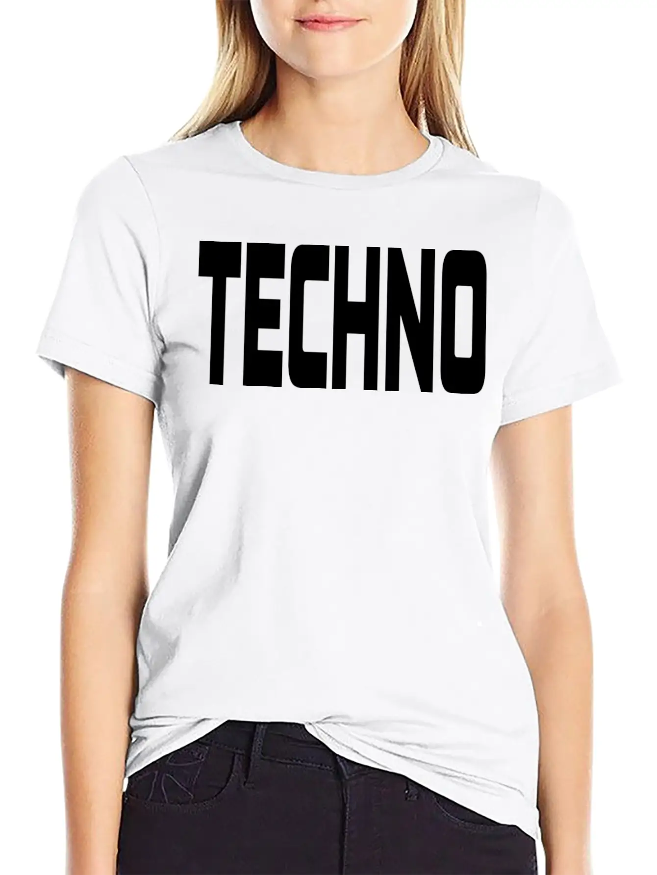 Techno Unisex Casual T-Shirt – Clean Design For Daily Comfort