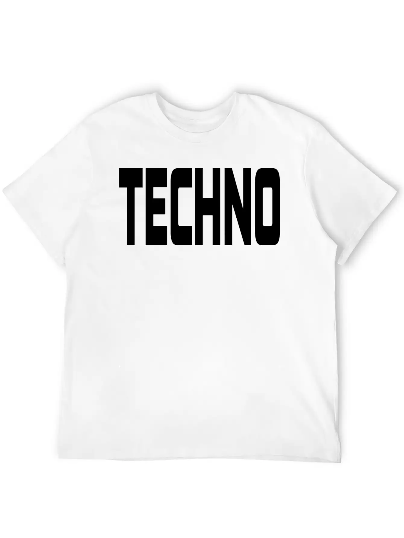 Techno Unisex Casual T-Shirt – Clean Design For Daily Comfort