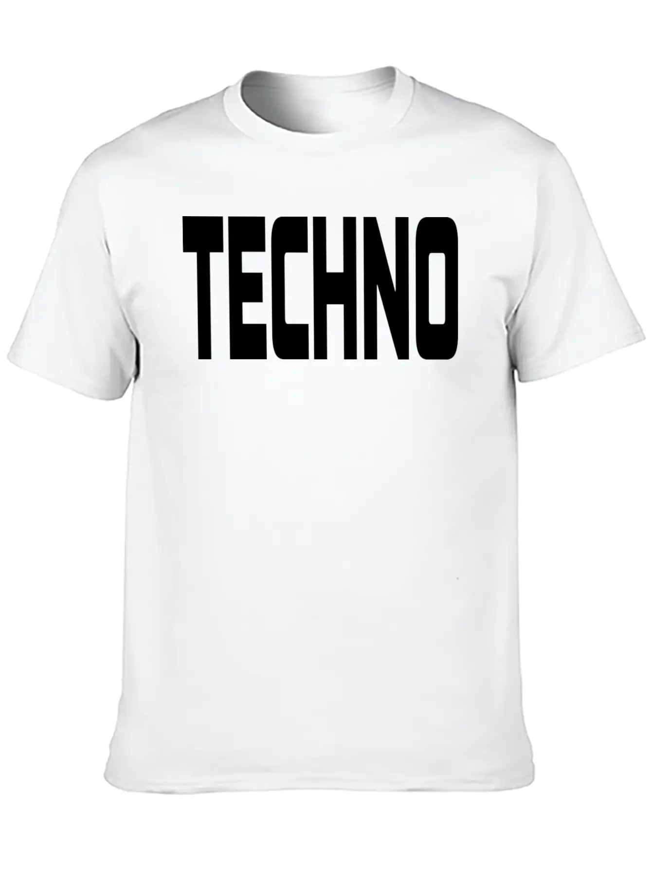 Techno Unisex Casual T-Shirt – Clean Design For Daily Comfort