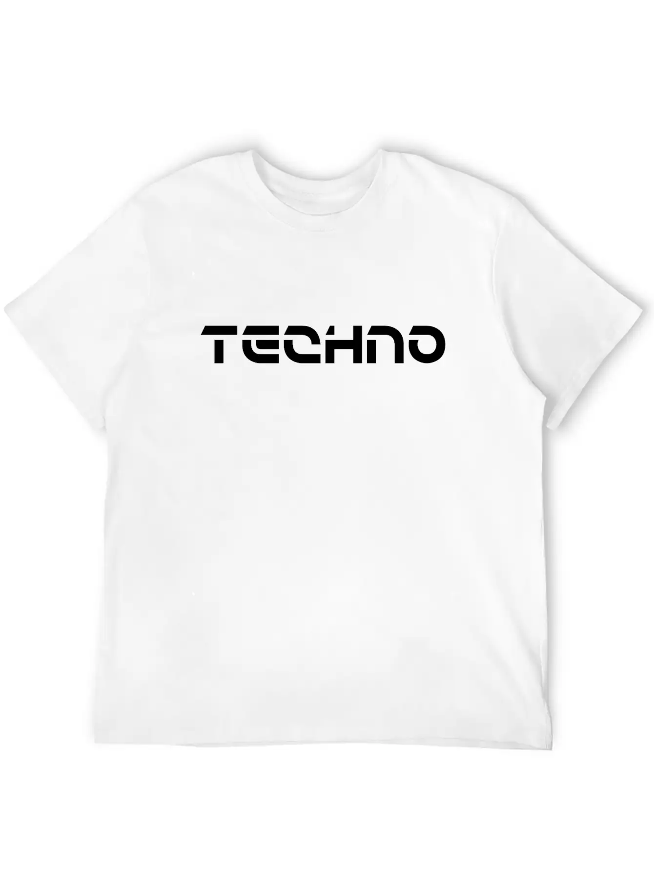 Techno Unisex Short Sleeve Soft Cotton T-Shirt – Casual Everyday Wear
