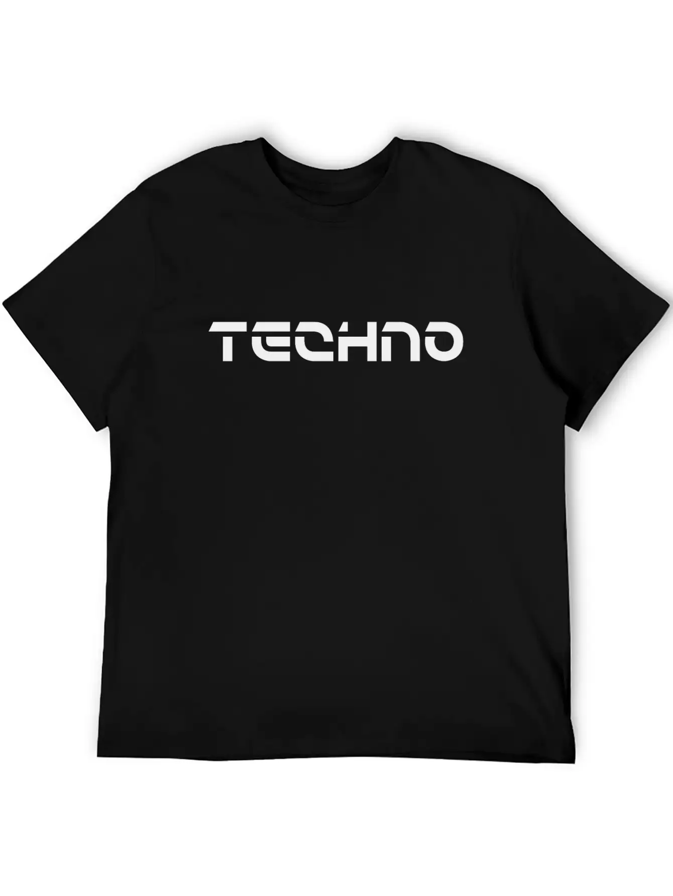 Techno Unisex Short Sleeve Soft Cotton T-Shirt – Casual Everyday Wear