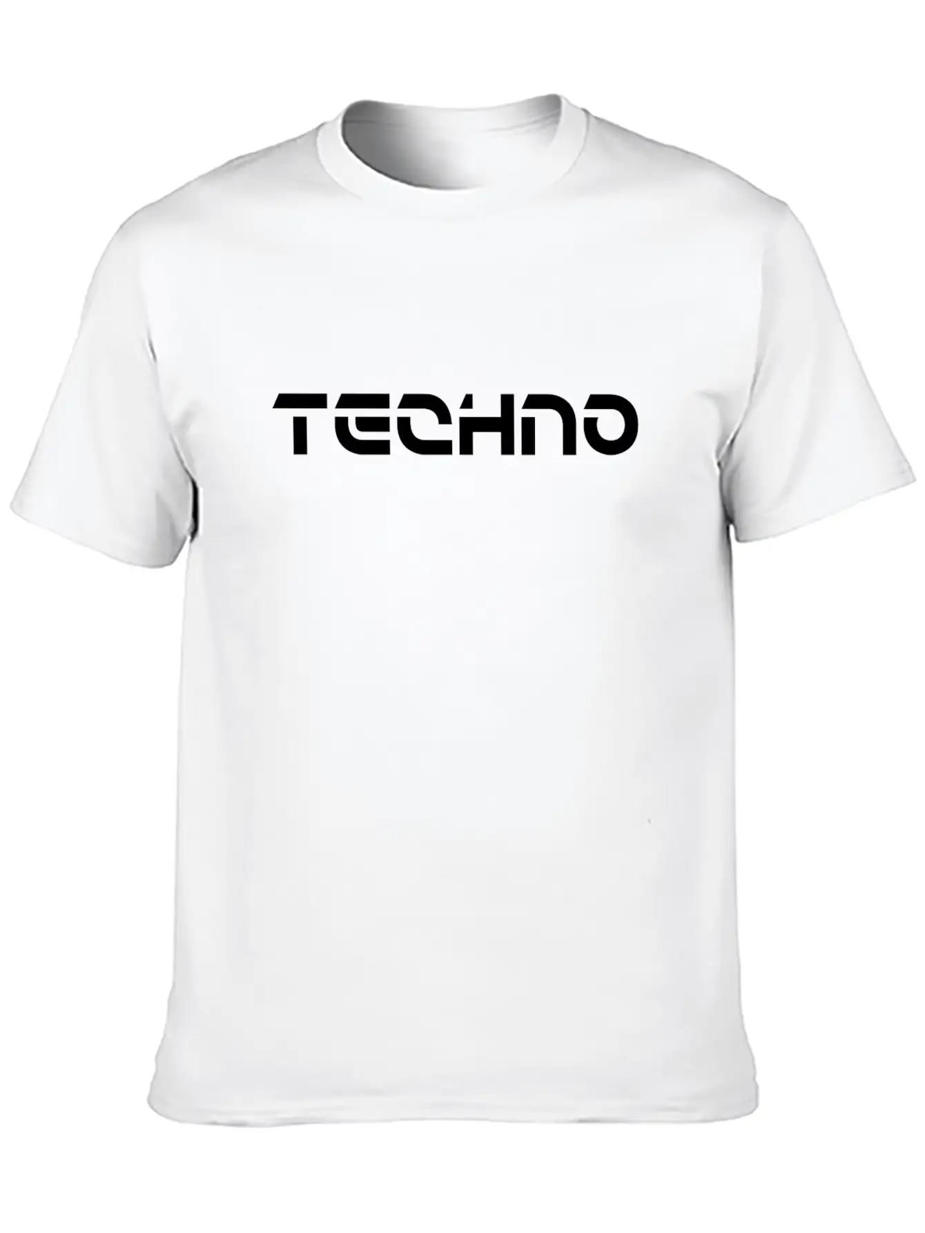 Techno Unisex Short Sleeve Soft Cotton T-Shirt – Casual Everyday Wear