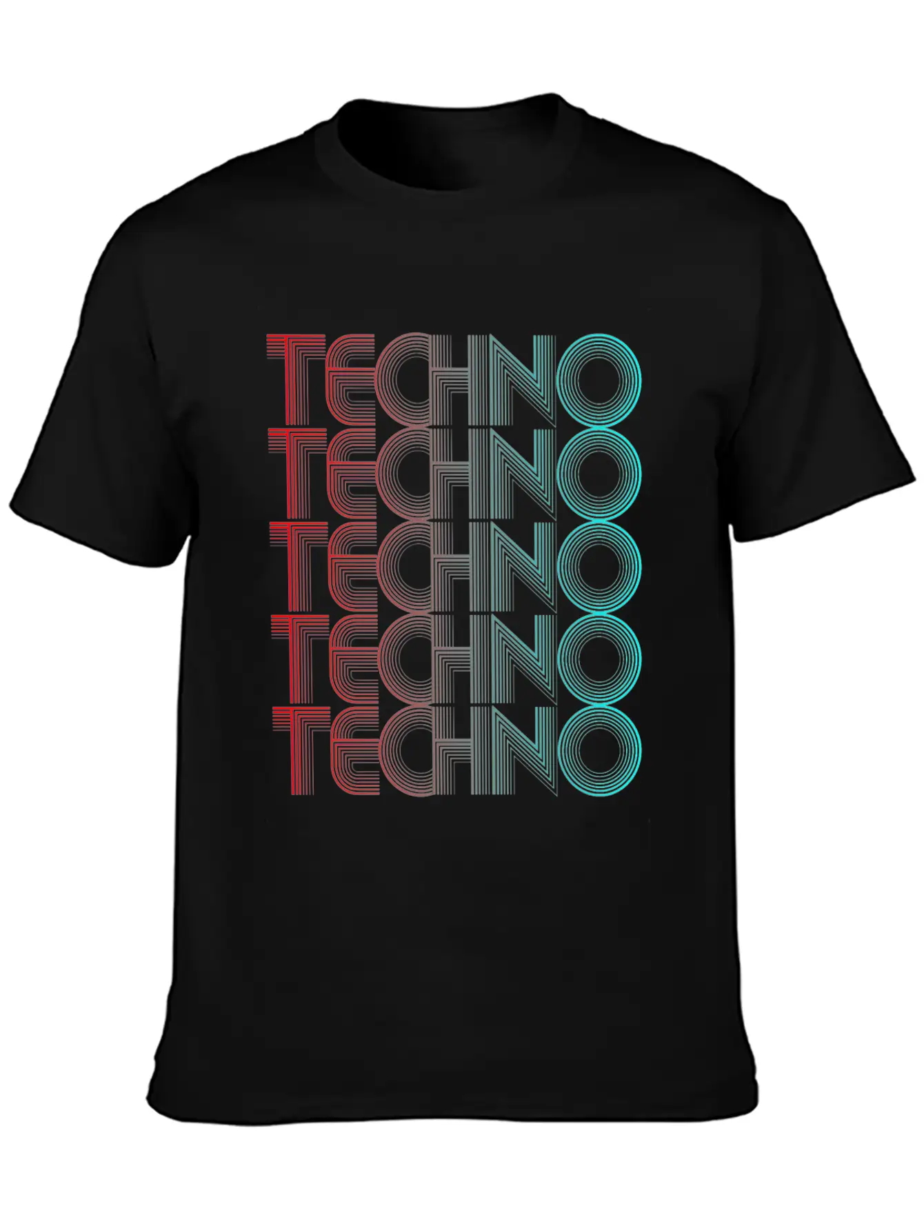 Techno Vaporwave Techno House Music EDM Lover DJ Basic Graphic T-Shirt – Daily Comfort In Soft Cotton