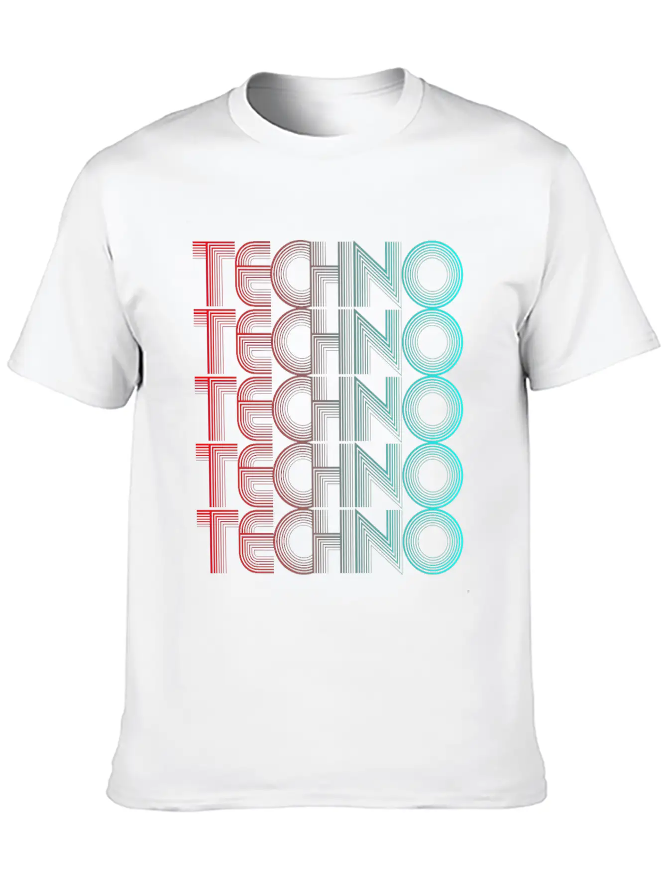 Techno Vaporwave Techno House Music EDM Lover DJ Basic Graphic T-Shirt – Daily Comfort In Soft Cotton