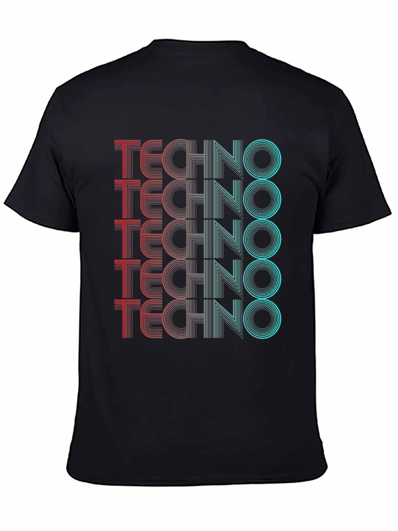 Techno Vaporwave Techno House Music EDM Lover DJ Basic Graphic T-Shirt – Daily Comfort In Soft Cotton