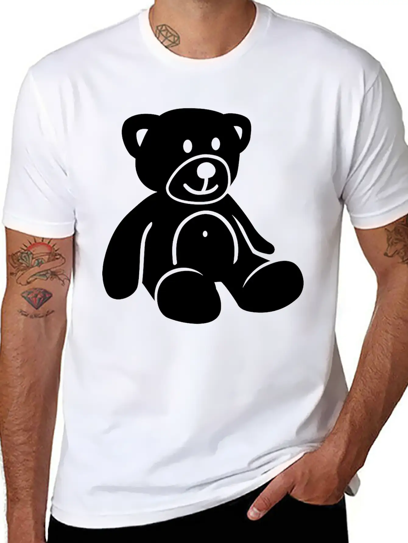 Teddy Essential Unisex Summer Tee – Soft Cotton Casual Fit