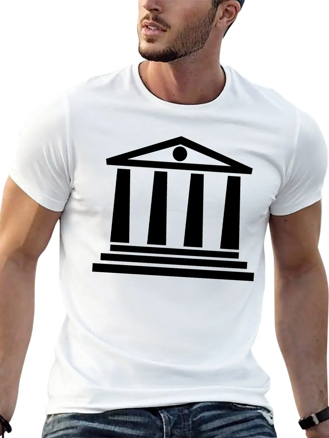 Tempel Basic Graphic T-Shirt – Daily Comfort In Soft Cotton