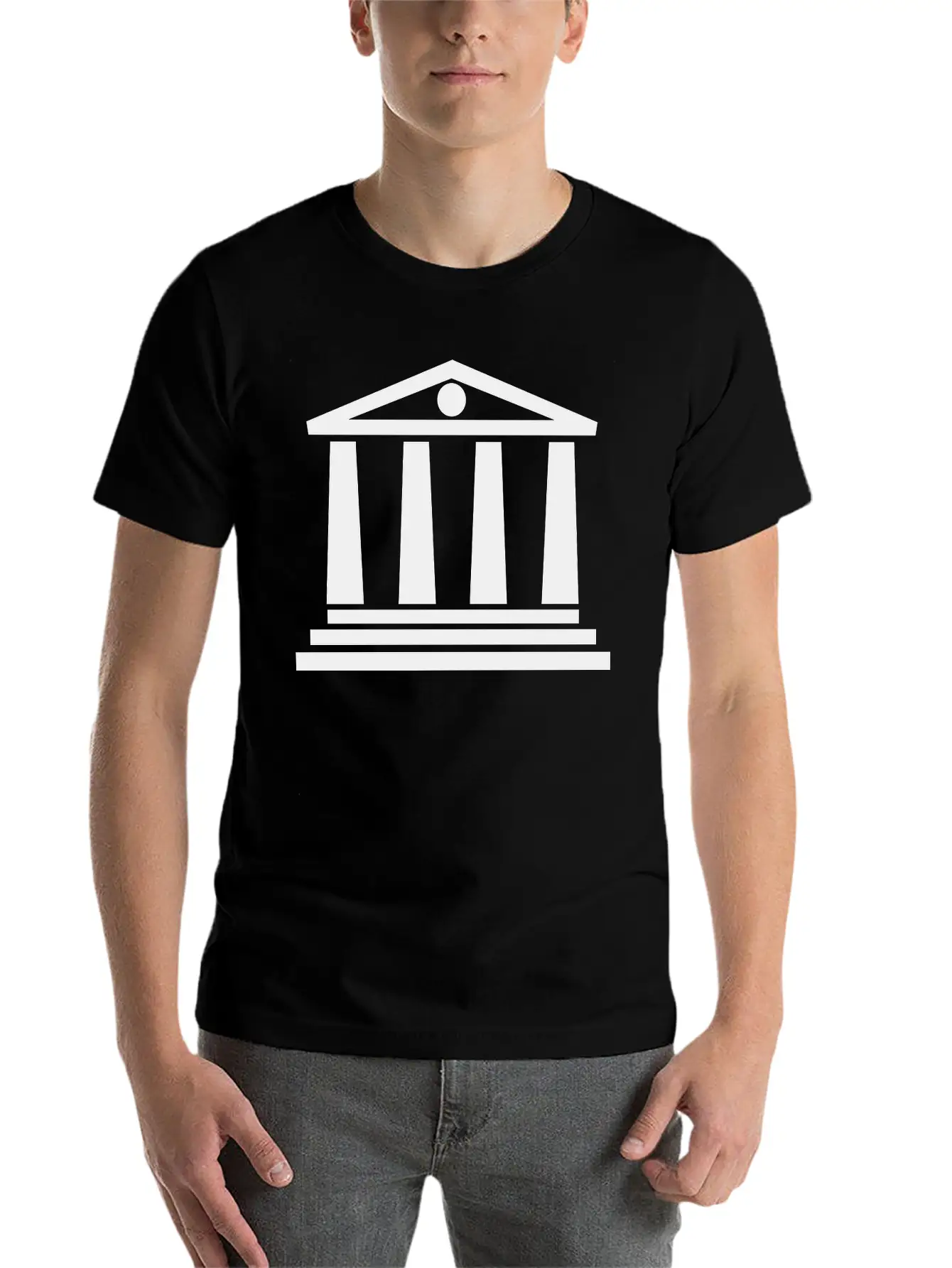 Tempel Basic Graphic T-Shirt – Daily Comfort In Soft Cotton