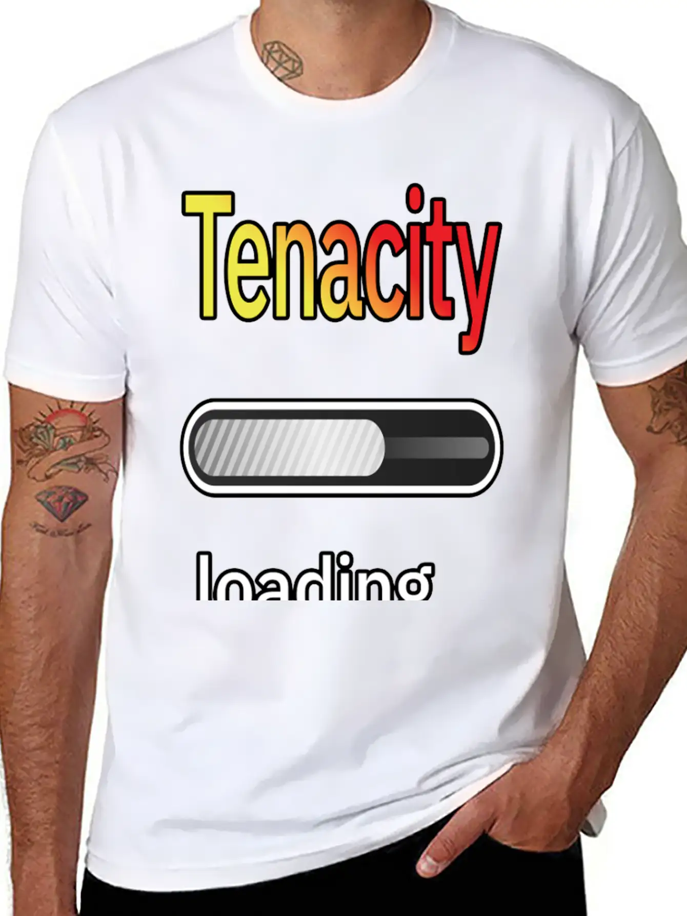 Tenacity Unisex Short Sleeve Soft Cotton T-Shirt – Casual Everyday Wear