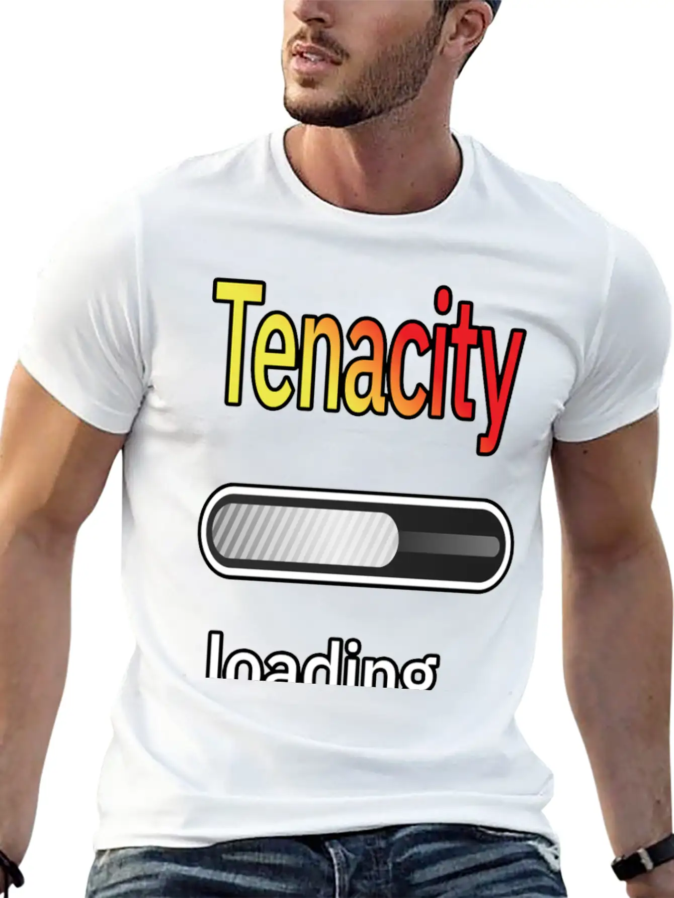 Tenacity Unisex Short Sleeve Soft Cotton T-Shirt – Casual Everyday Wear