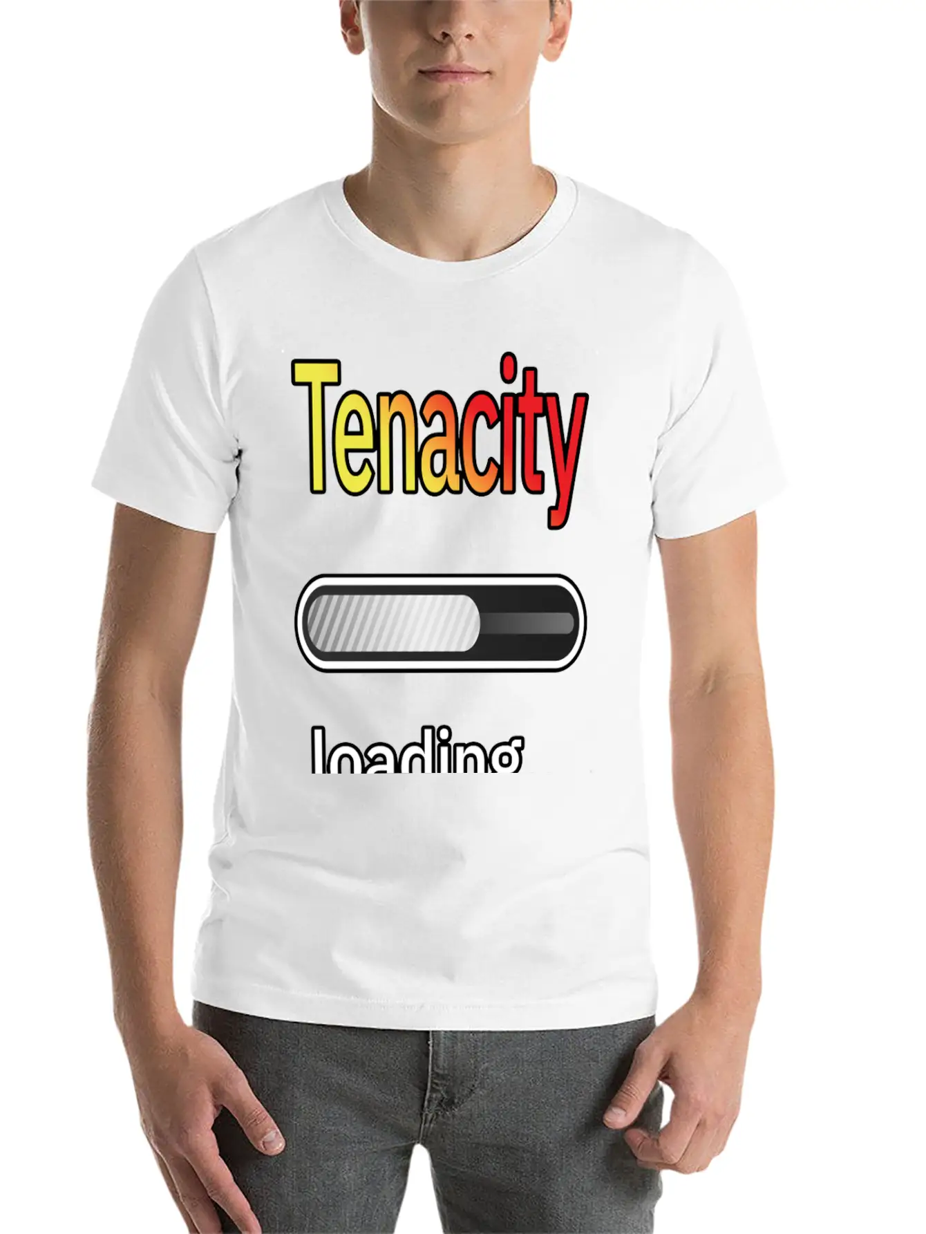 Tenacity Unisex Short Sleeve Soft Cotton T-Shirt – Casual Everyday Wear