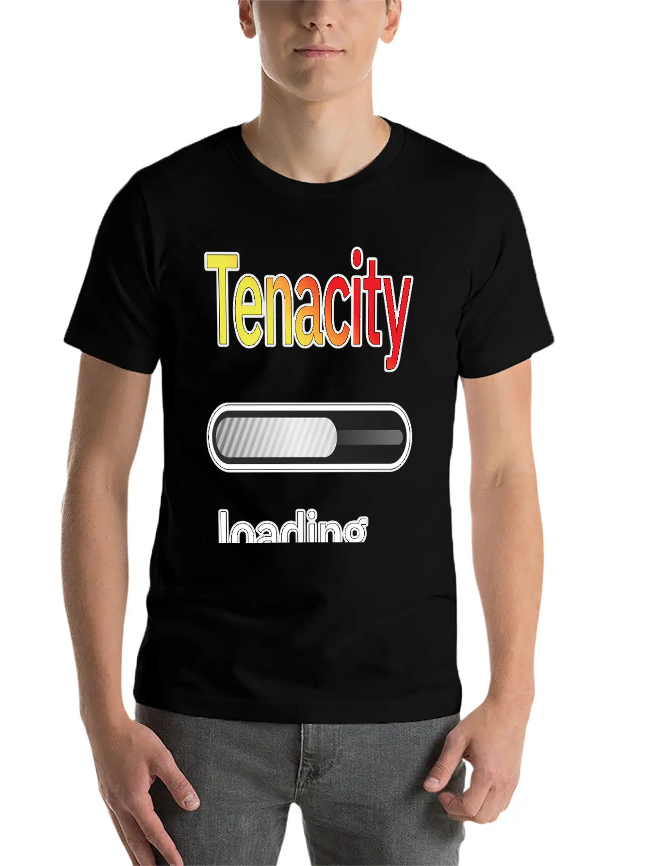 Tenacity Unisex Short Sleeve Soft Cotton T-Shirt – Casual Everyday Wear