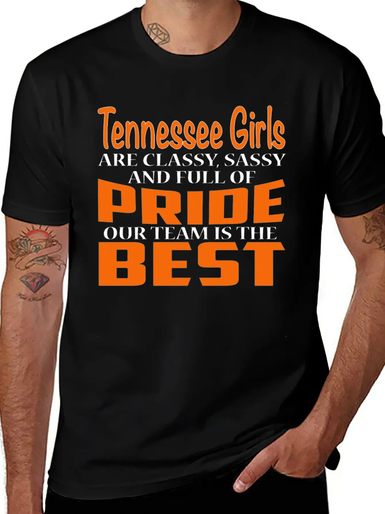 Tennessee Tennessee Girls Classy Sassy And Relaxed Everyday Tee – Lightweight And Durable Cotton
