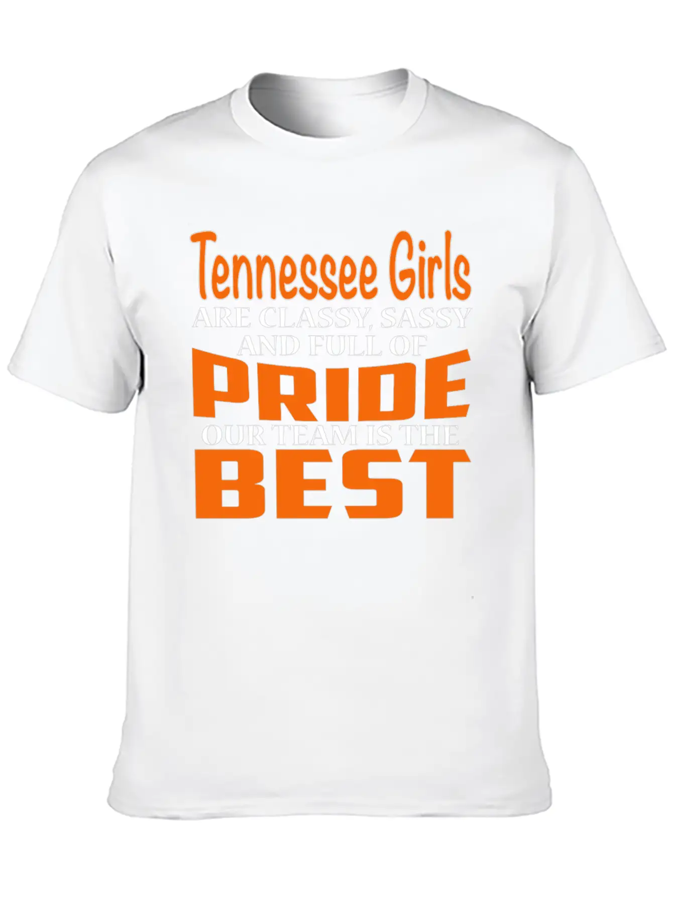 Tennessee Tennessee Girls Classy Sassy And Relaxed Everyday Tee – Lightweight And Durable Cotton