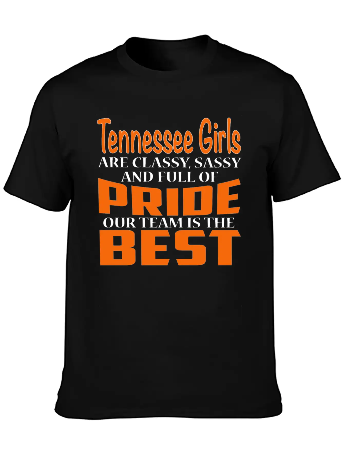 Tennessee Tennessee Girls Classy Sassy And Relaxed Everyday Tee – Lightweight And Durable Cotton