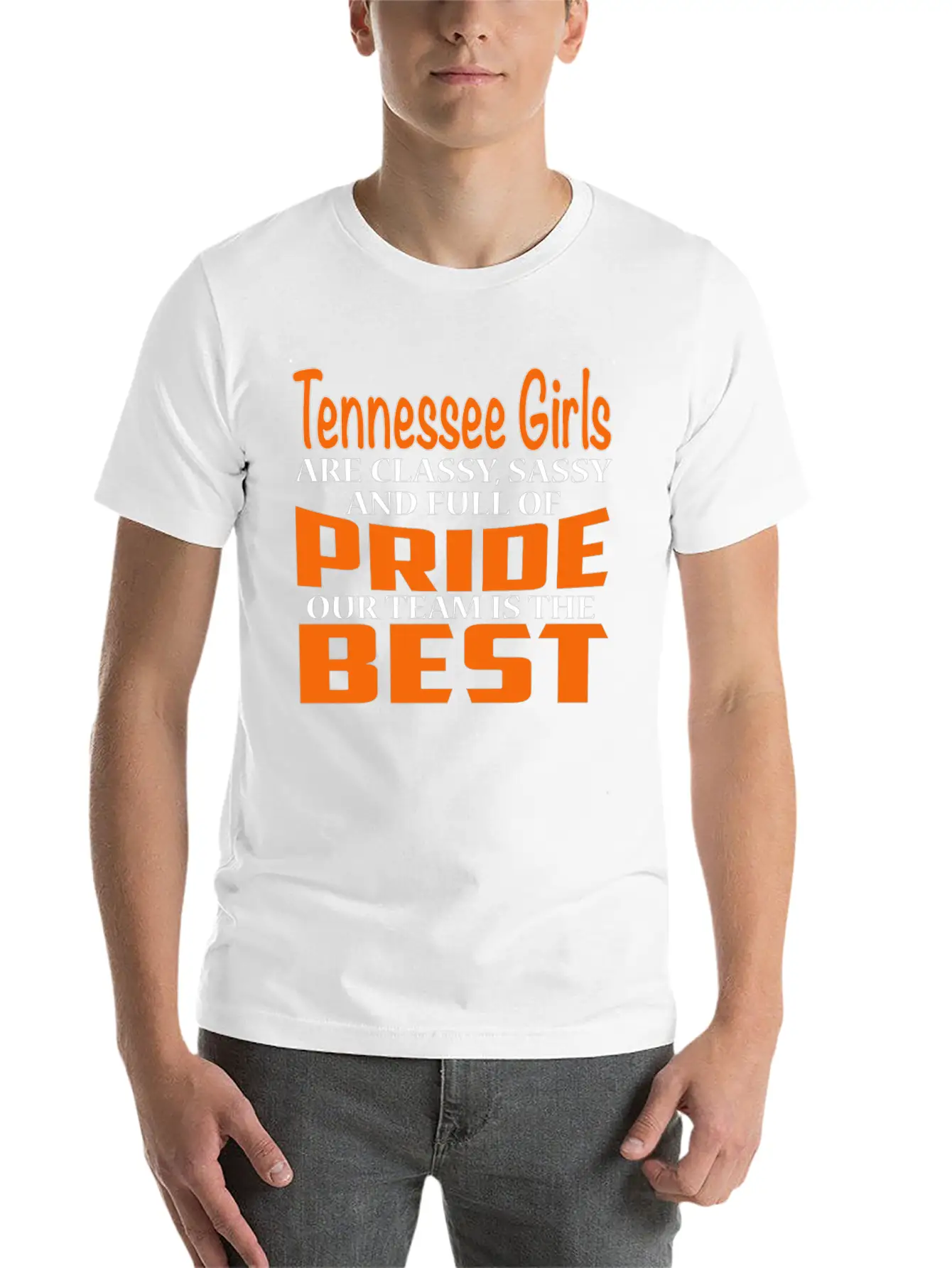 Tennessee Tennessee Girls Classy Sassy And Relaxed Everyday Tee – Lightweight And Durable Cotton
