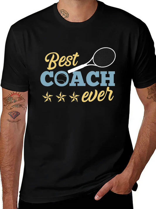 Tennis Coach Tennis Coach Gift Best Coach Basic Graphic T-Shirt – Daily Comfort In Soft Cotton