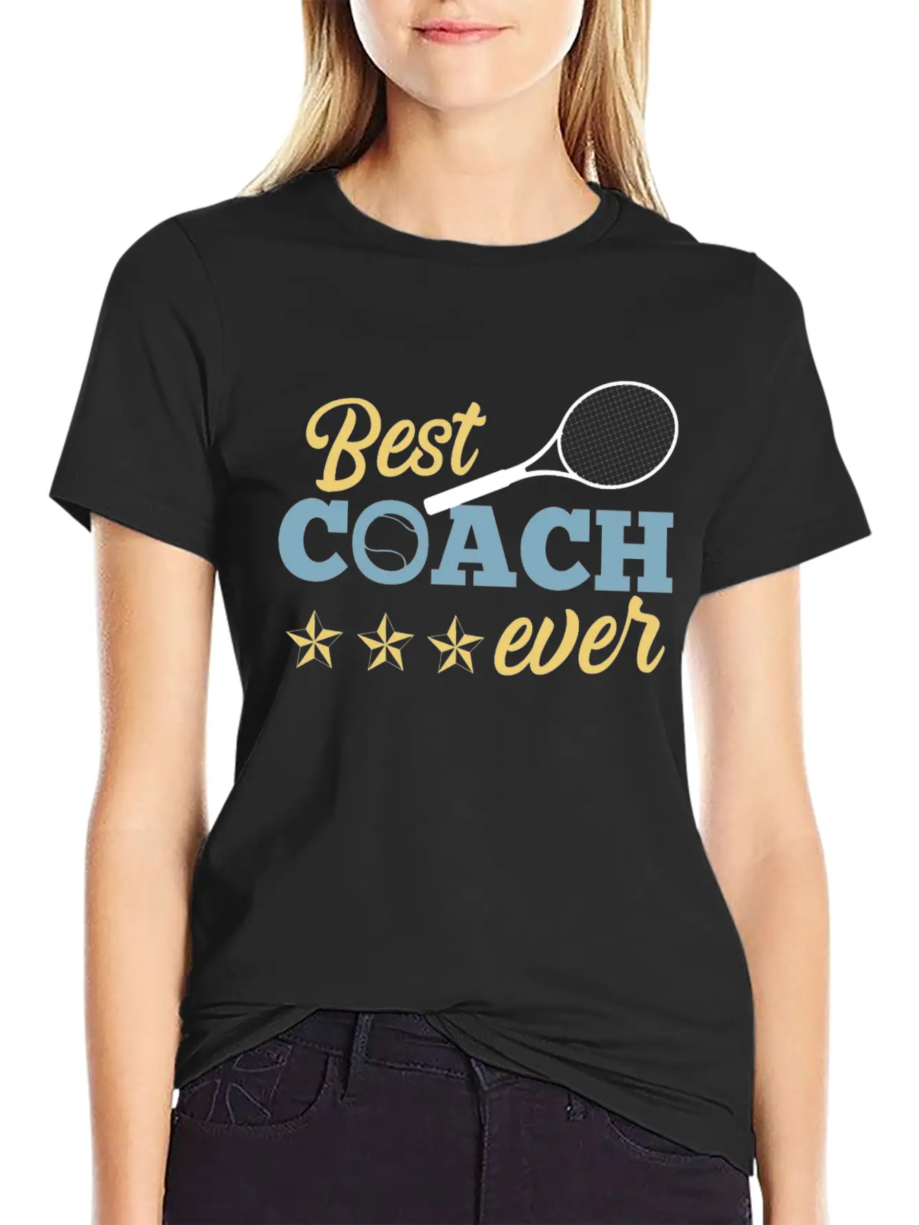 Tennis Coach Tennis Coach Gift Best Coach Basic Graphic T-Shirt – Daily Comfort In Soft Cotton
