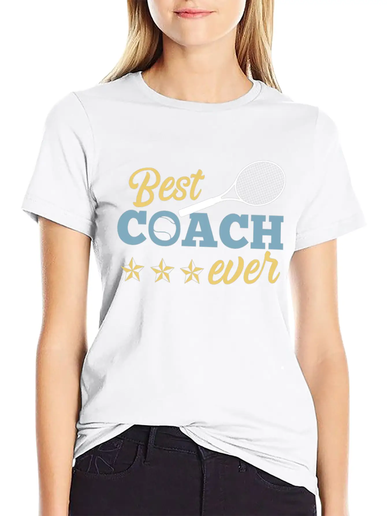 Tennis Coach Tennis Coach Gift Best Coach Basic Graphic T-Shirt – Daily Comfort In Soft Cotton