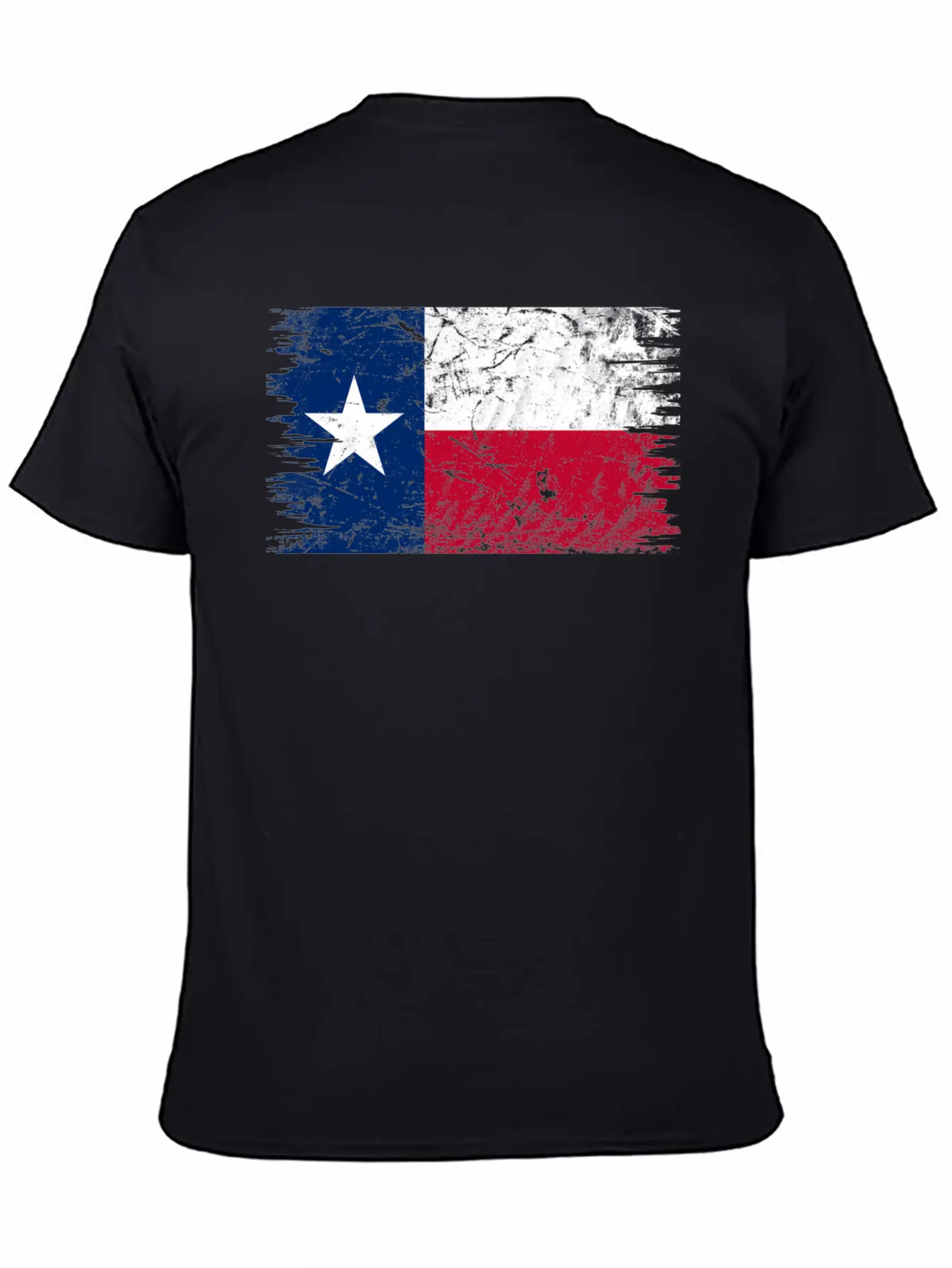 Texas Distressed State Flag Timeless Short Sleeve Tee – Comfy And Minimalist Design