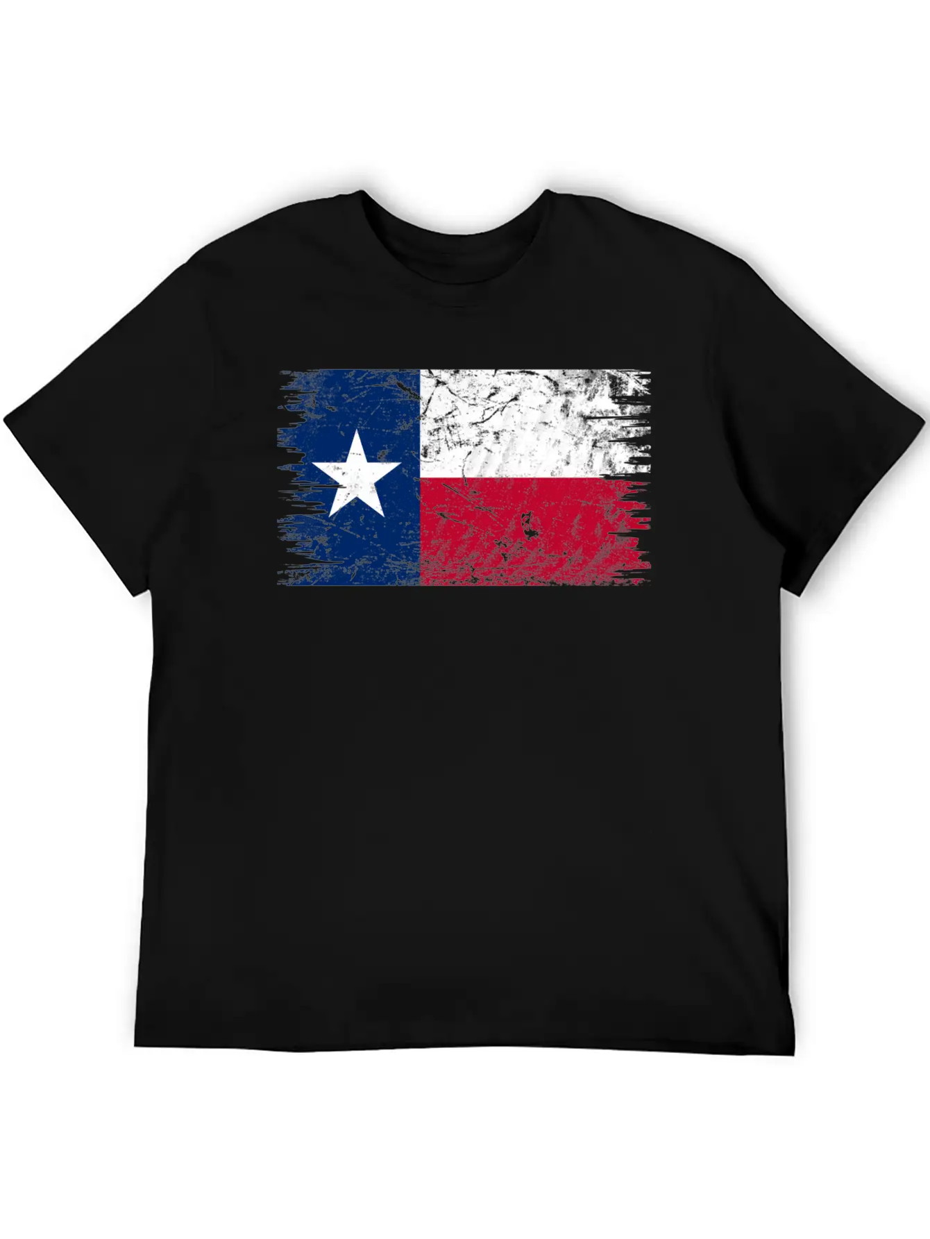 Texas Distressed State Flag Timeless Short Sleeve Tee – Comfy And Minimalist Design