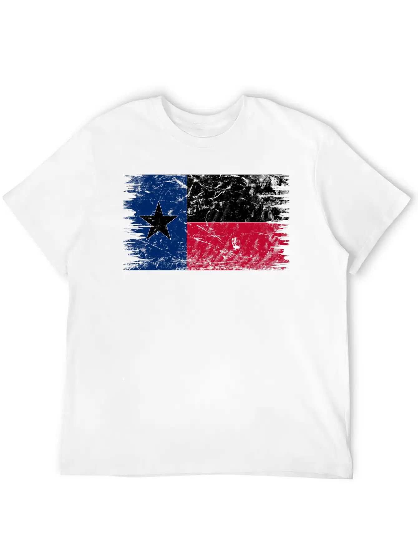 Texas Distressed State Flag Timeless Short Sleeve Tee – Comfy And Minimalist Design