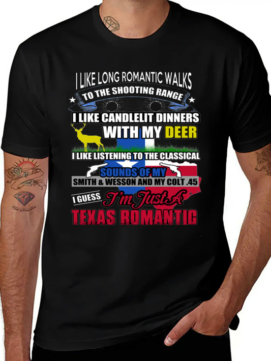TEXAS ROMANTIC Timeless Short Sleeve Tee – Comfy And Minimalist Design