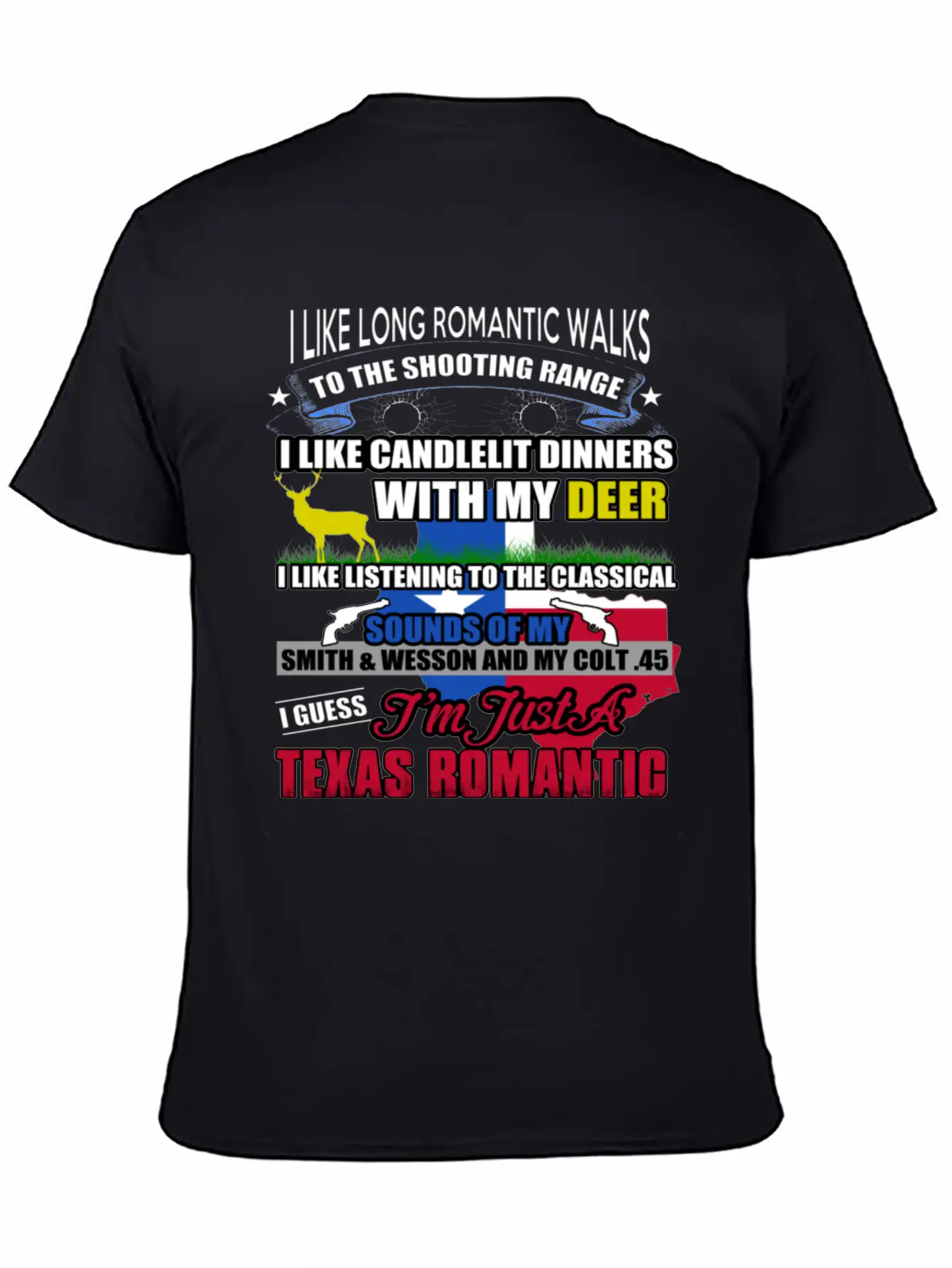 TEXAS ROMANTIC Timeless Short Sleeve Tee – Comfy And Minimalist Design