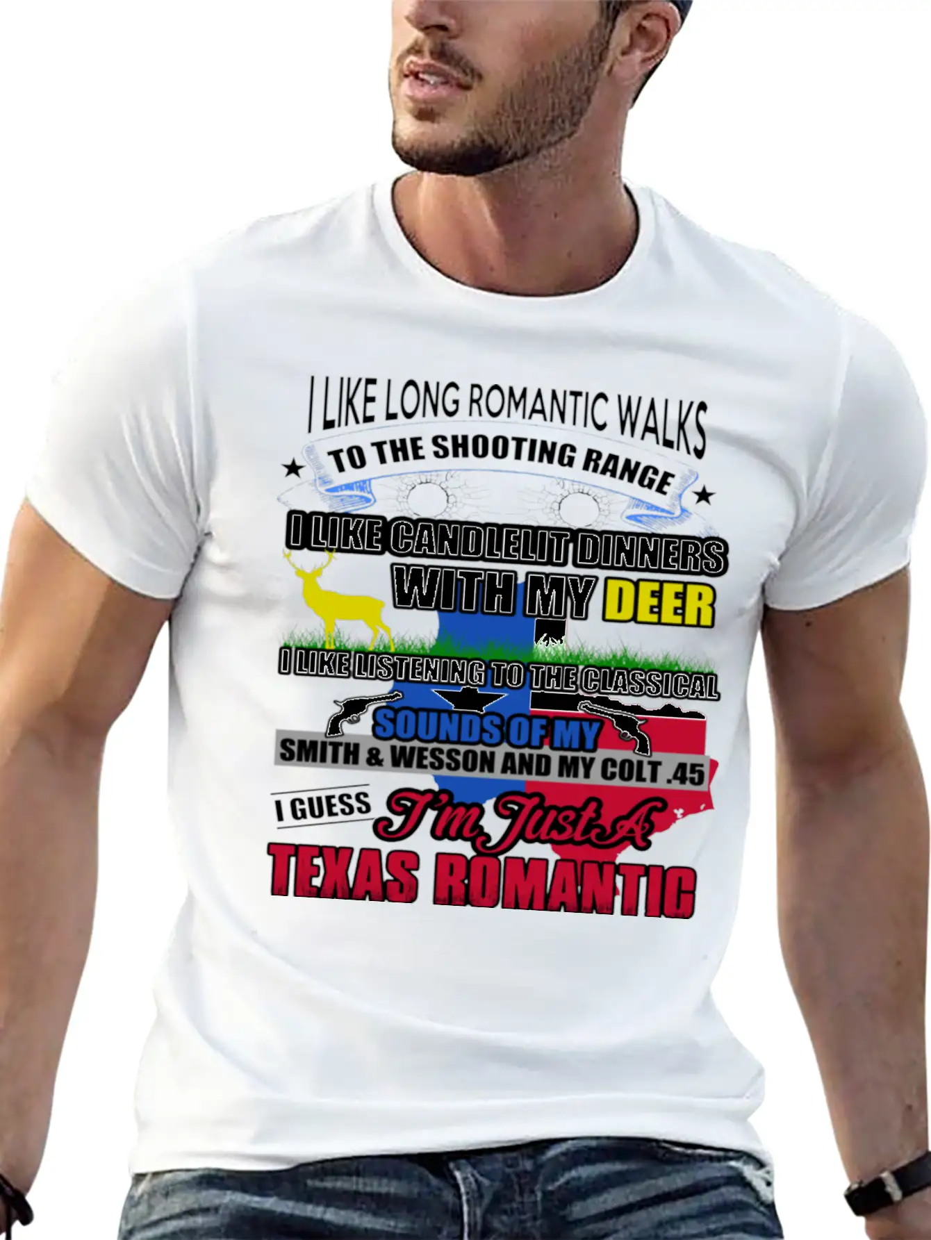 TEXAS ROMANTIC Timeless Short Sleeve Tee – Comfy And Minimalist Design