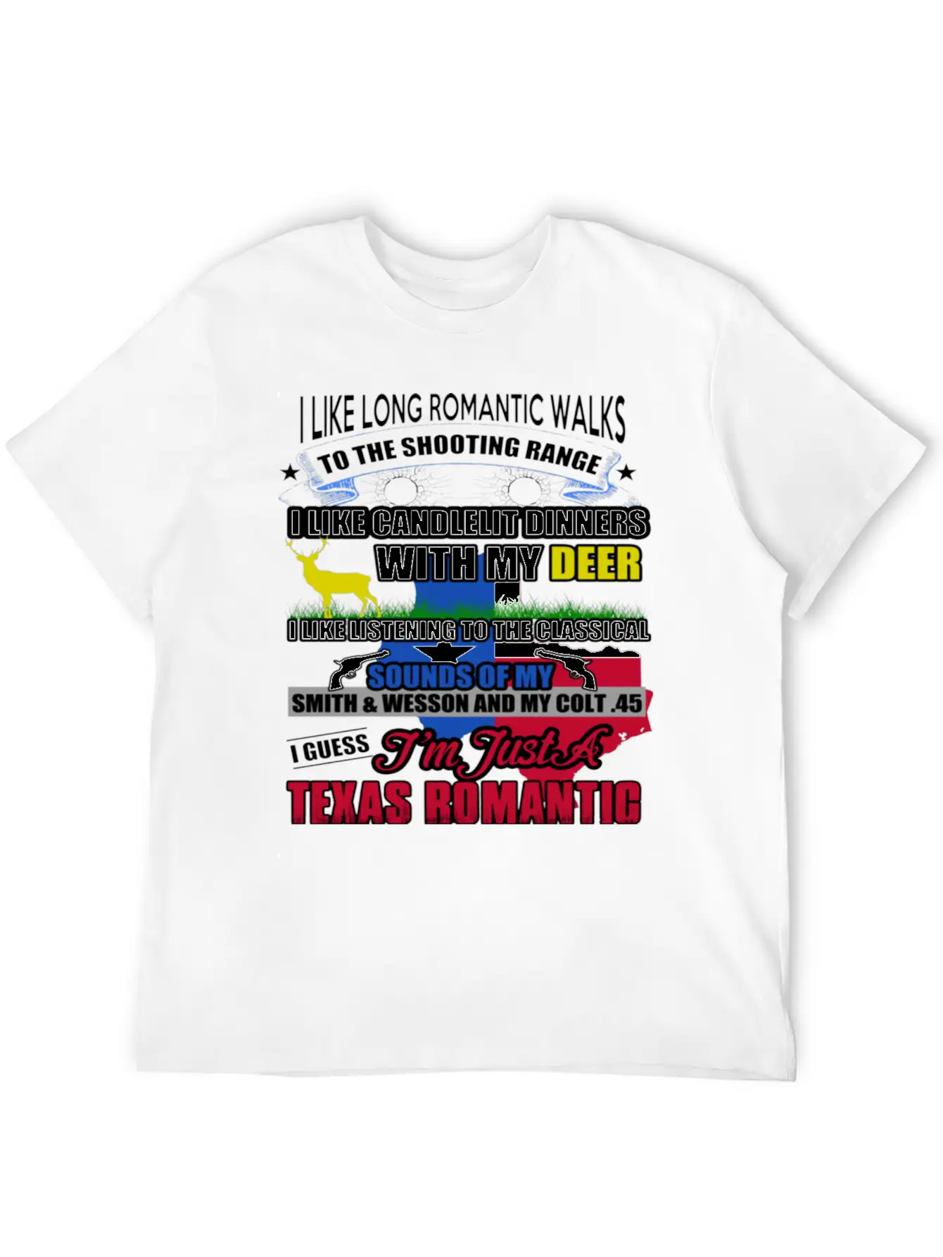 TEXAS ROMANTIC Timeless Short Sleeve Tee – Comfy And Minimalist Design