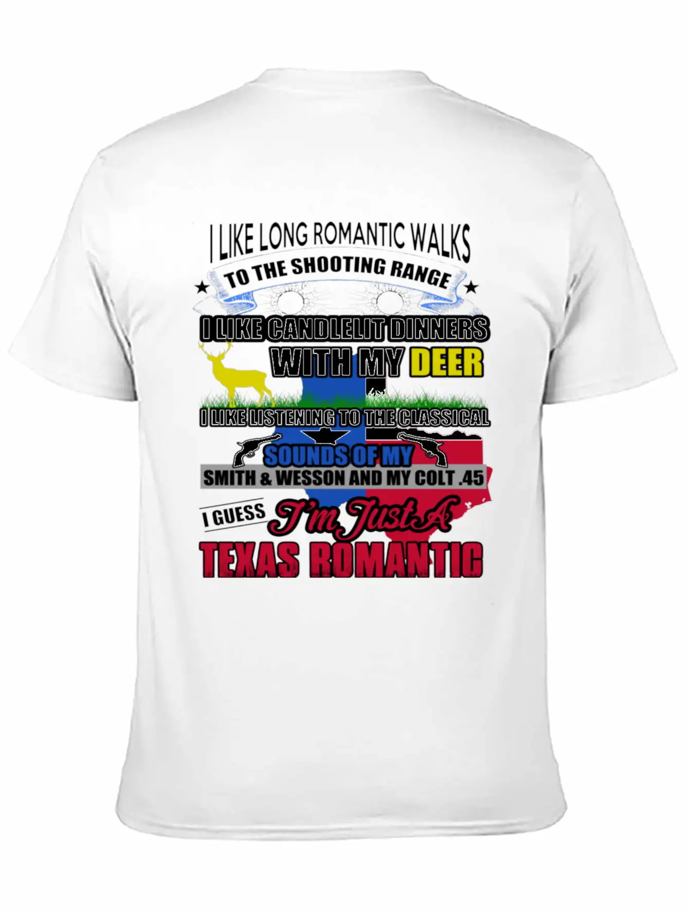 TEXAS ROMANTIC Timeless Short Sleeve Tee – Comfy And Minimalist Design