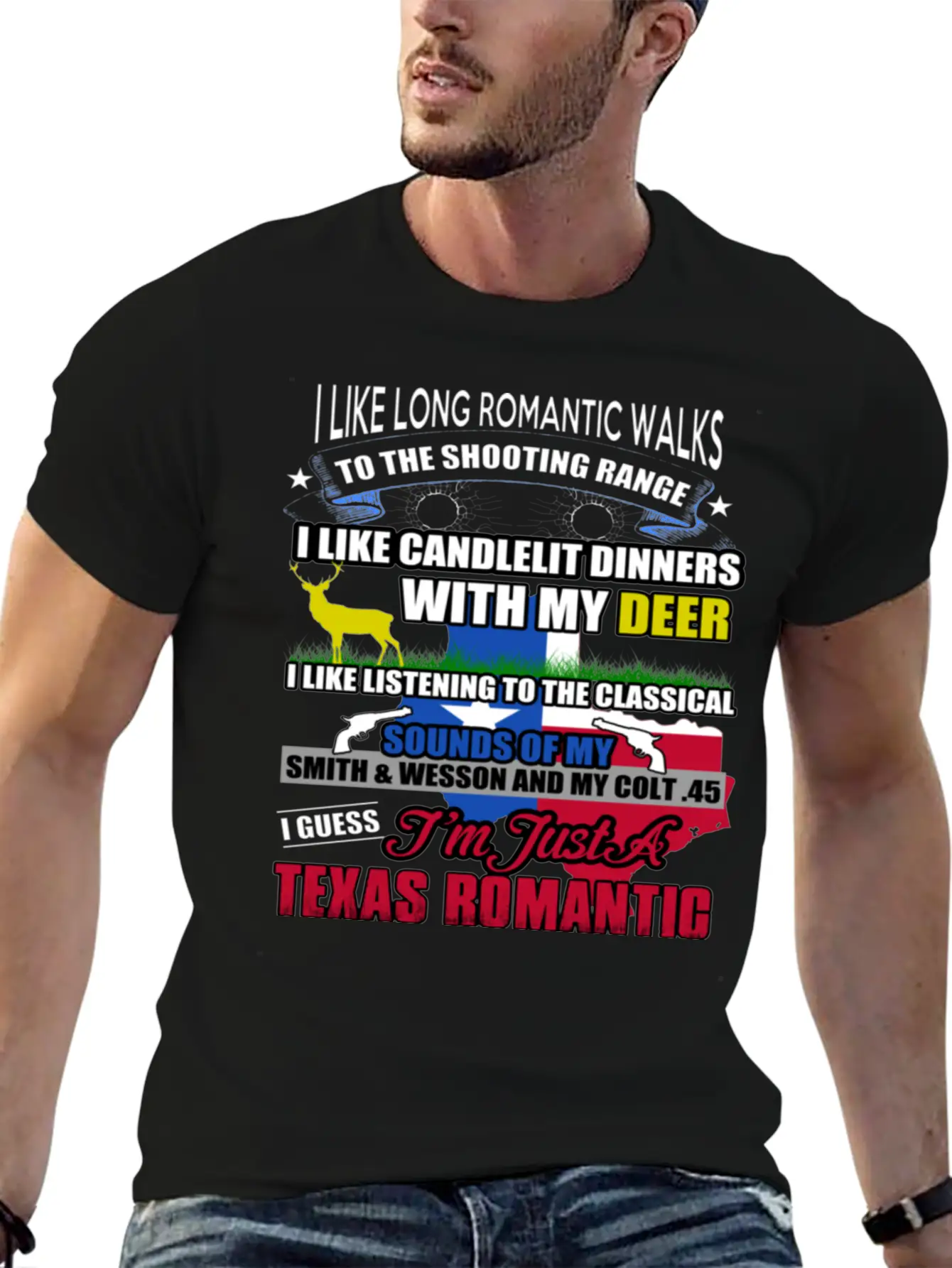 TEXAS ROMANTIC Timeless Short Sleeve Tee – Comfy And Minimalist Design