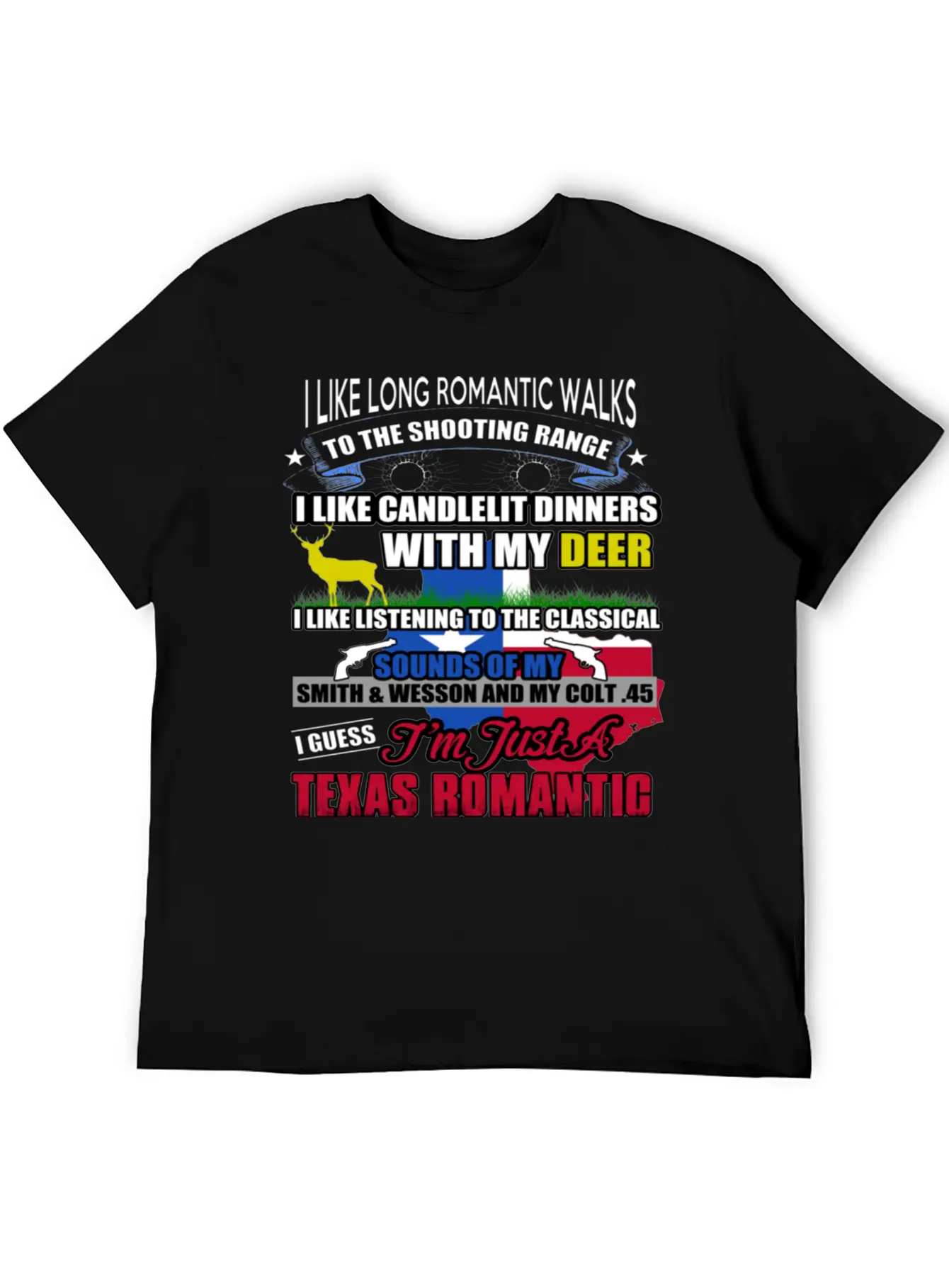 TEXAS ROMANTIC Timeless Short Sleeve Tee – Comfy And Minimalist Design
