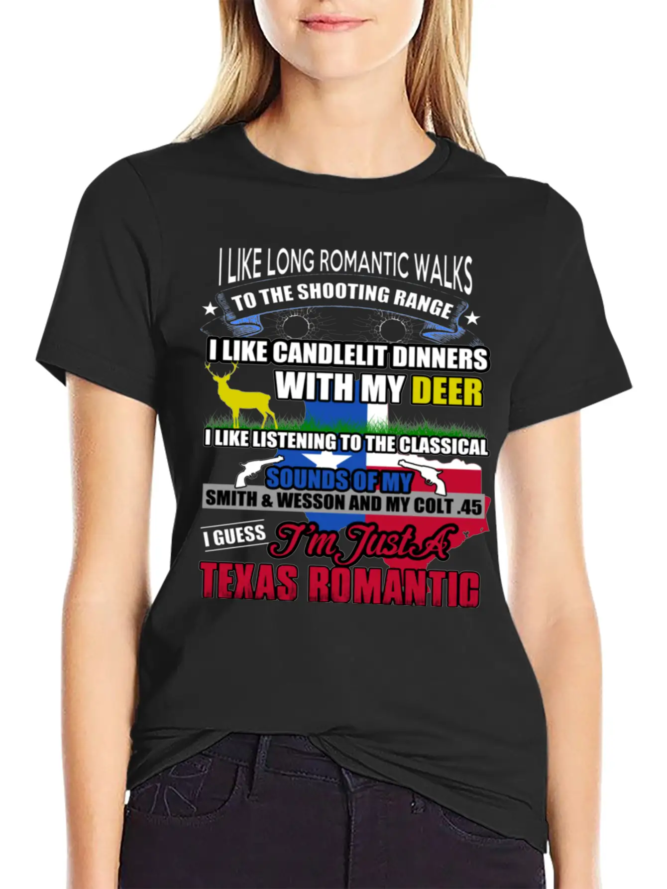 TEXAS ROMANTIC Timeless Short Sleeve Tee – Comfy And Minimalist Design