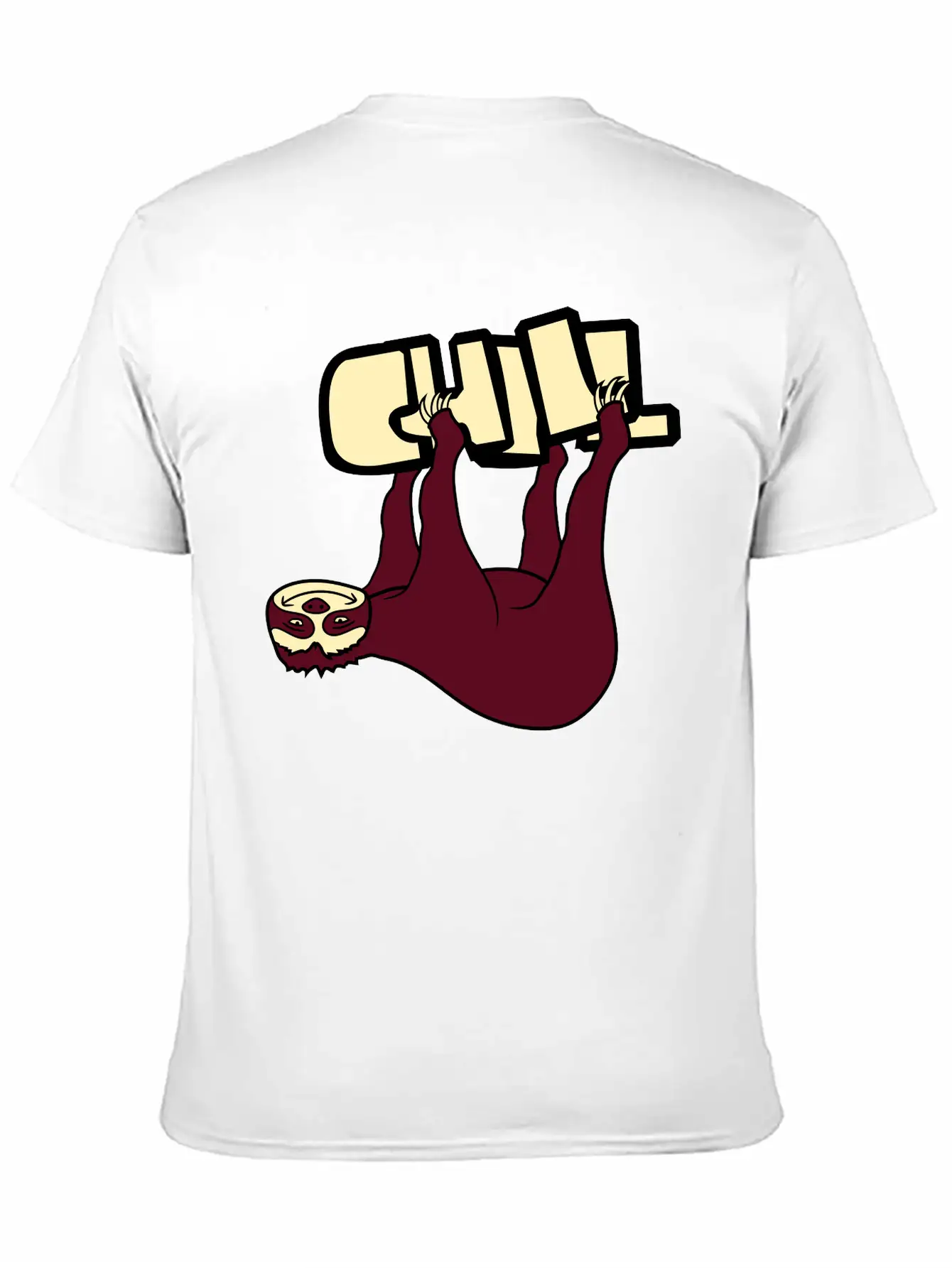 Text Chill Sloth Relax Tired Chill Hang Sleep Lazy Comfortable Minimalist Graphic Tee – Summer Style Essential