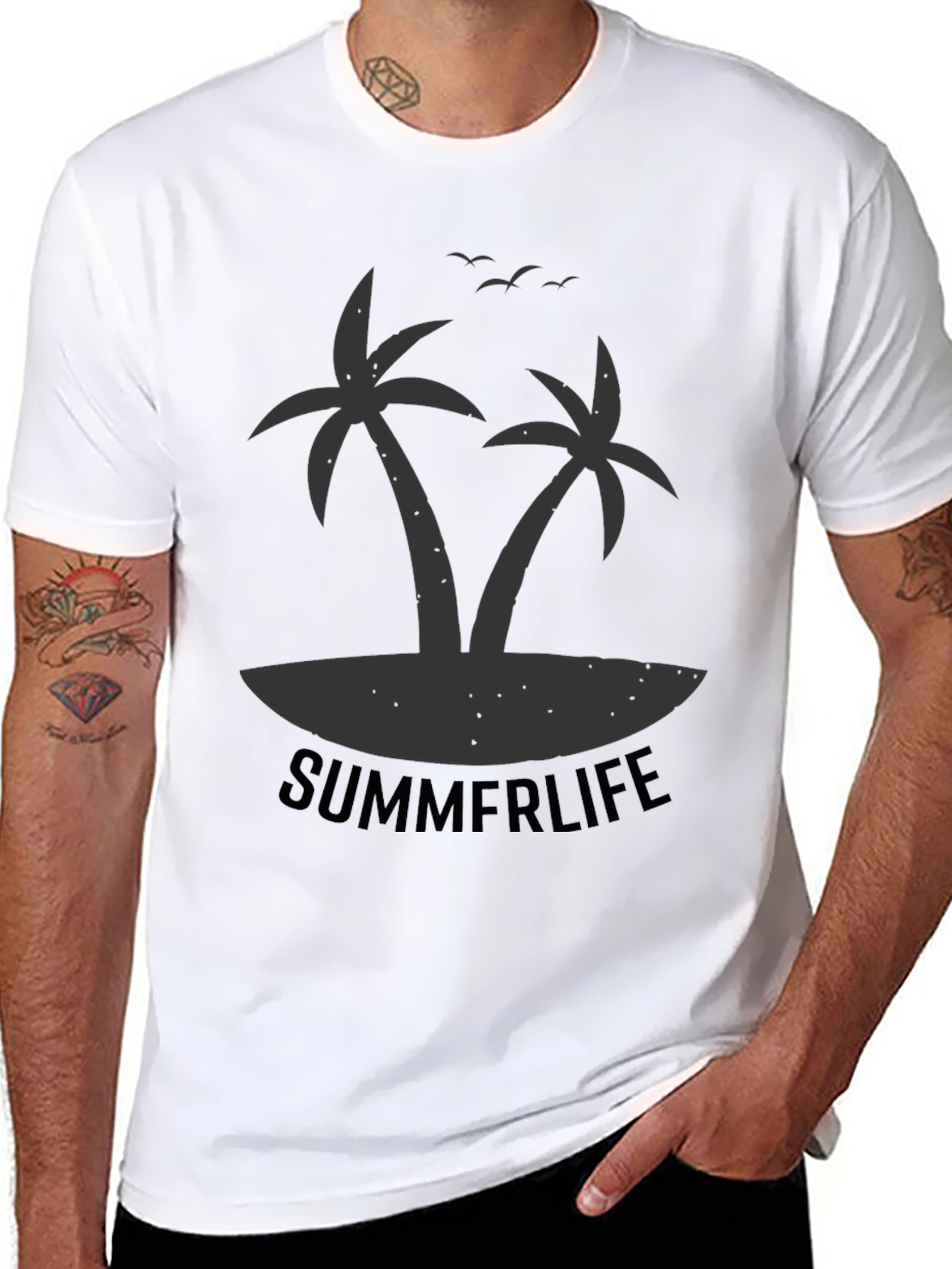 Summerlife Palm Tree Graphic Tee