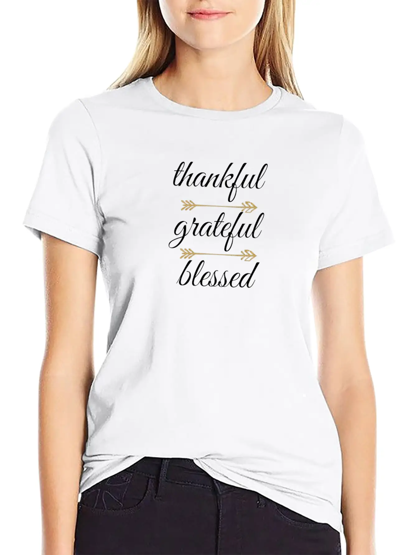 Thankful Basic Graphic T-Shirt – Daily Comfort In Soft Cotton