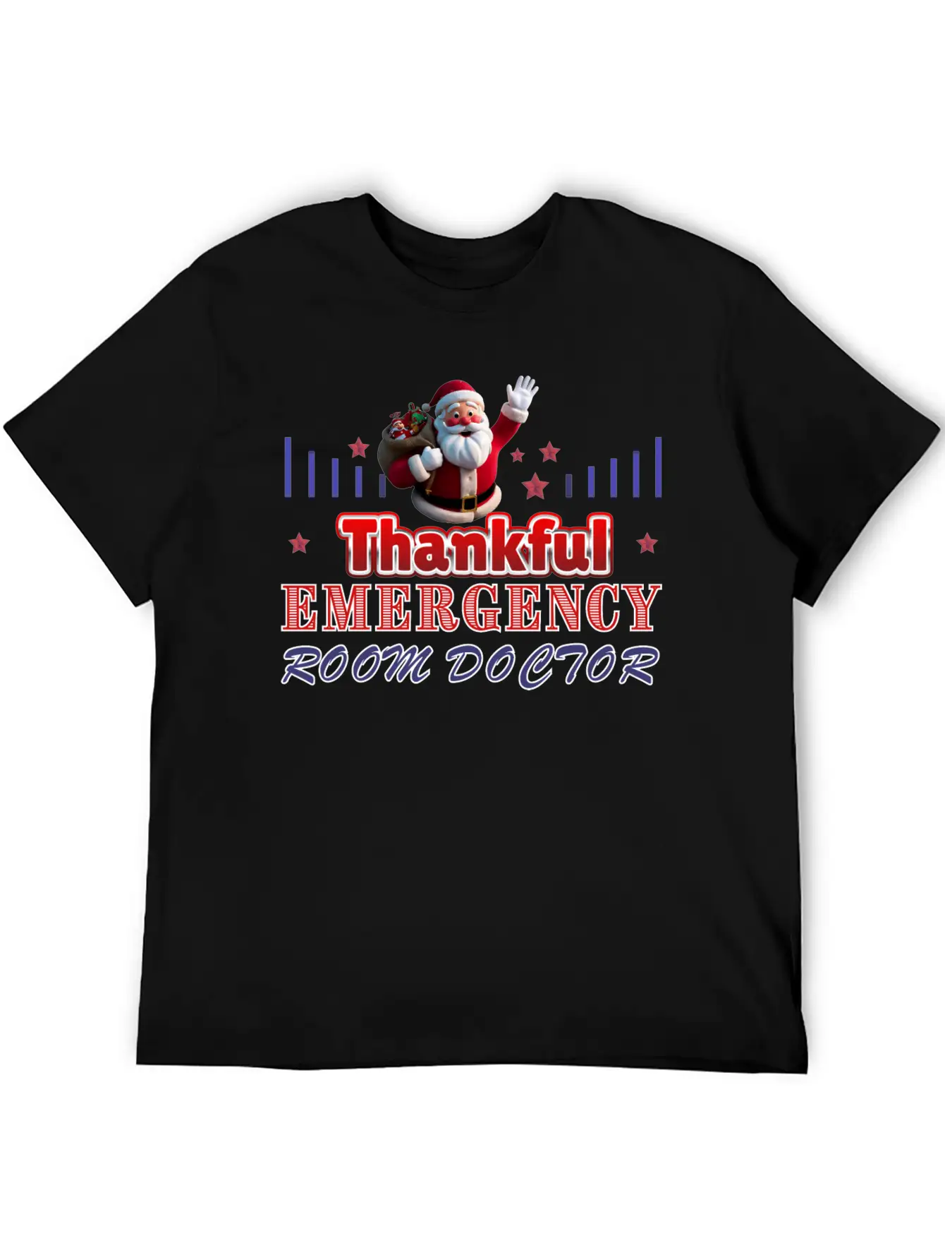 Thankful Emergency Room Doctor Grateful Design Basic Graphic T-Shirt – Daily Comfort In Soft Cotton