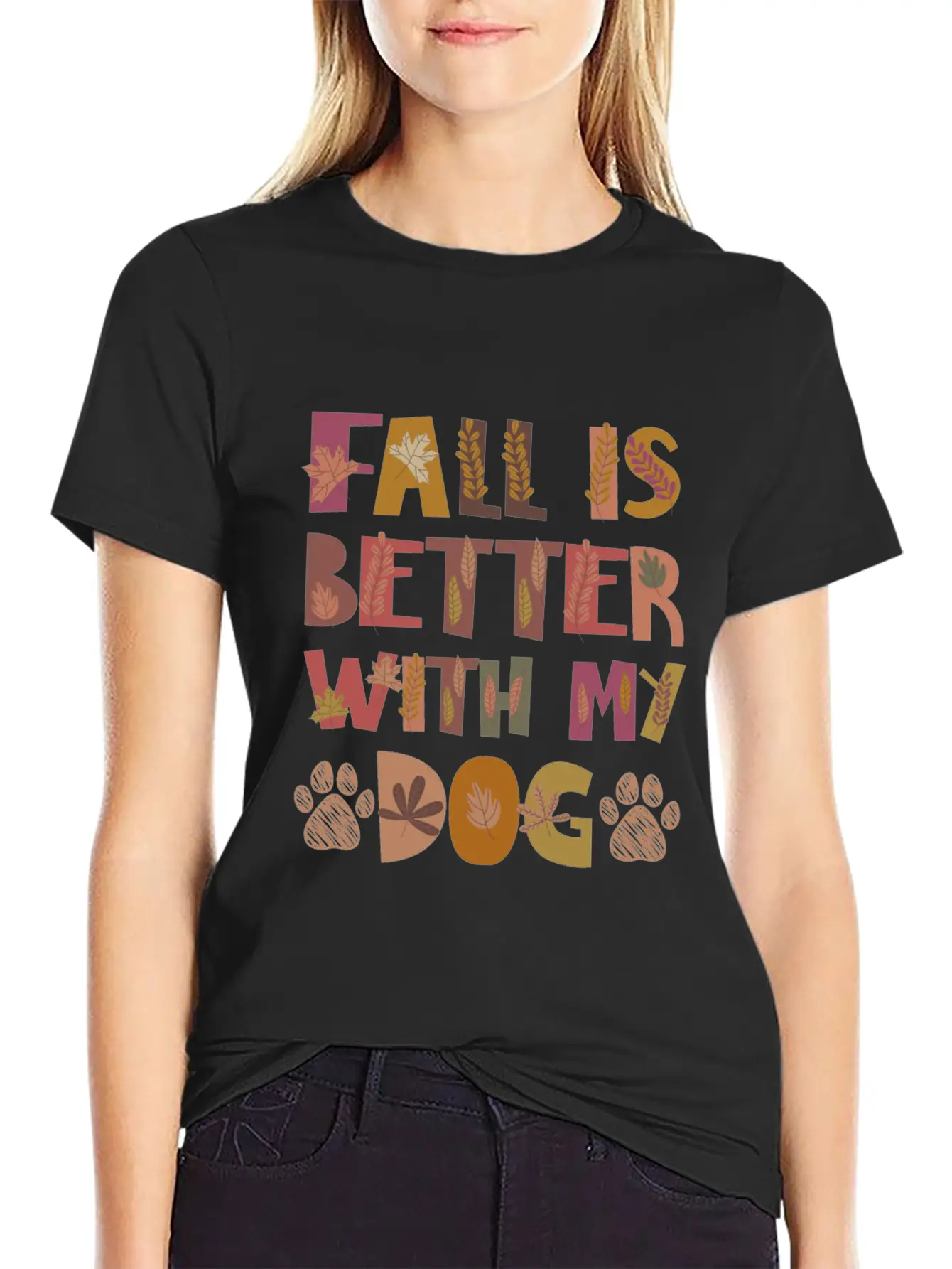 Thankful For My Dog Dogs Fall Gratitude Basic Graphic T-Shirt – Daily Comfort In Soft Cotton