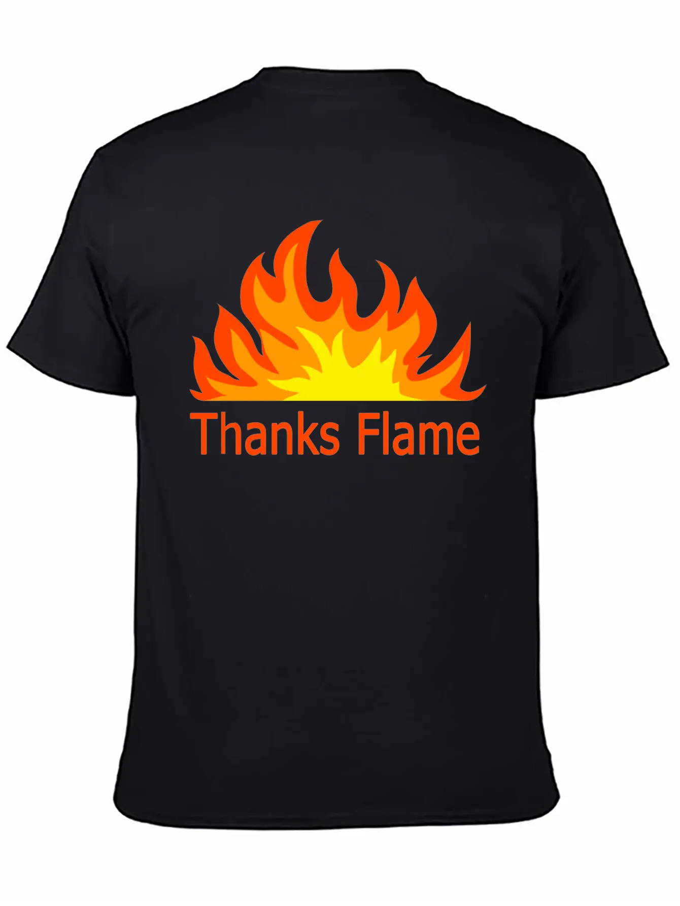 Thanks Flame Cute Stylish Everyday T-Shirt – Unisex Basic Cotton Tee
