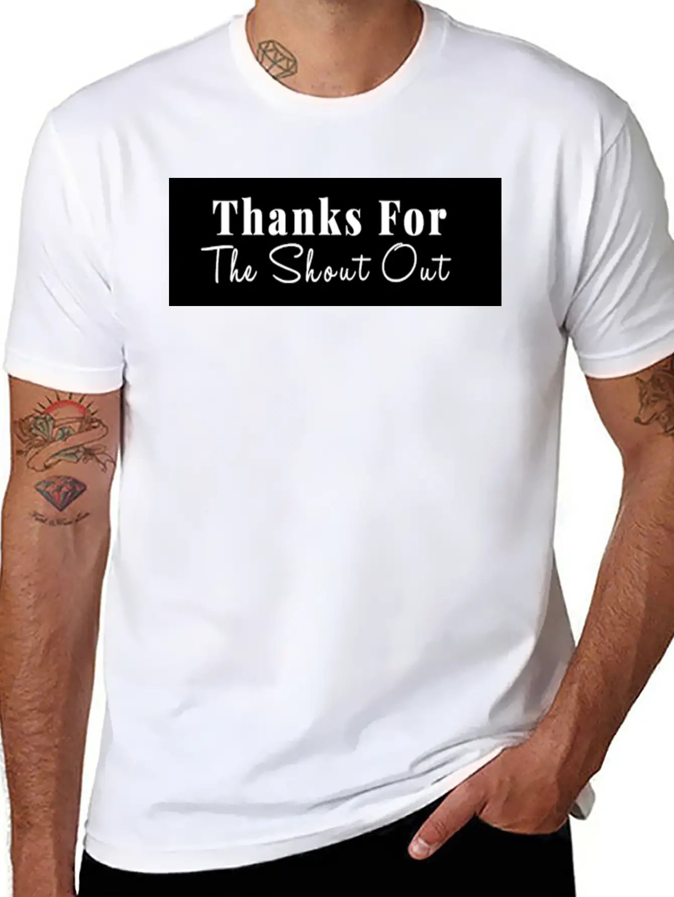 THANKS FOR THE SHOUT OUT Stylish Everyday T-Shirt – Unisex Basic Cotton Tee