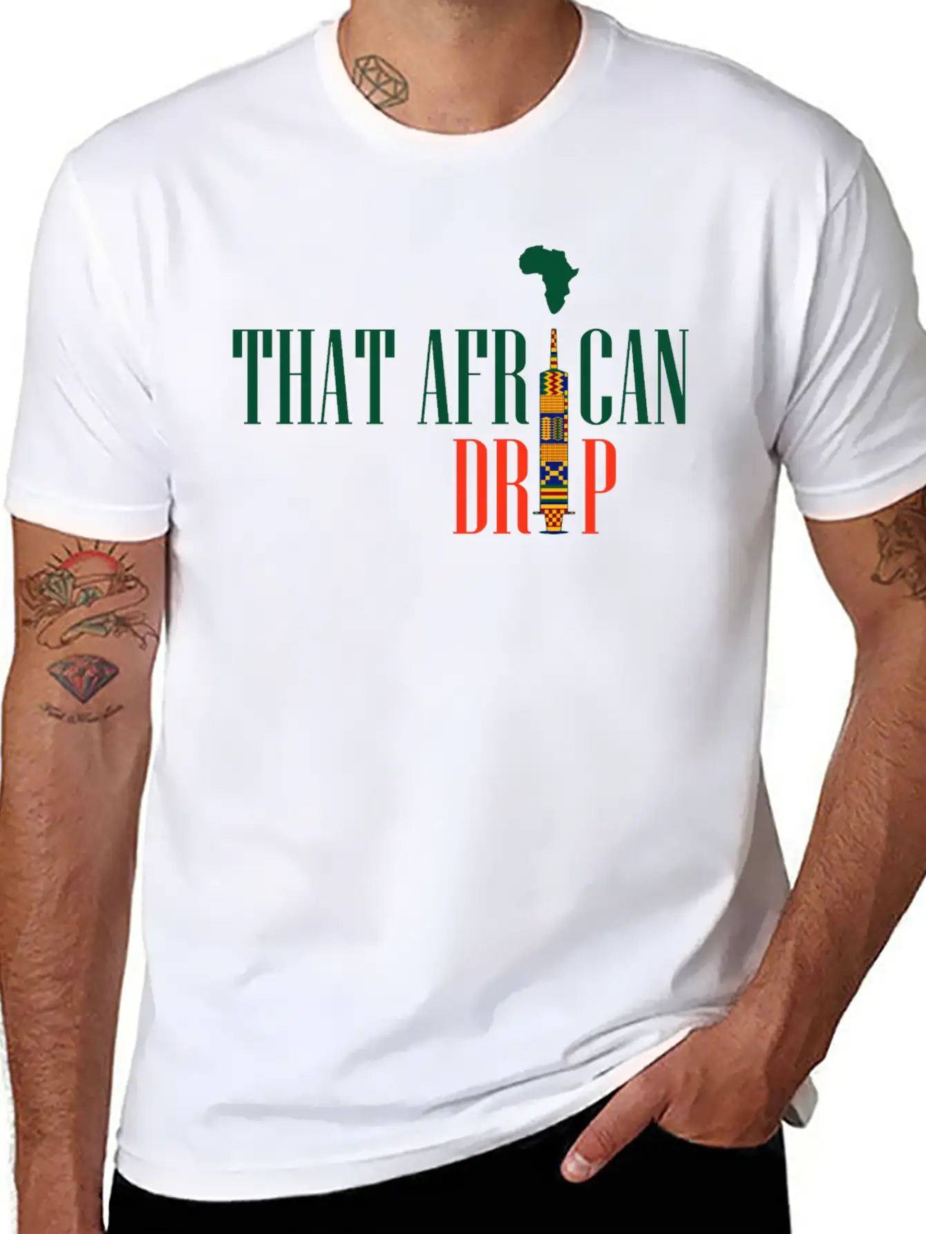 THAT AFRICAN DRIP Stylish Everyday T-Shirt – Unisex Basic Cotton Tee