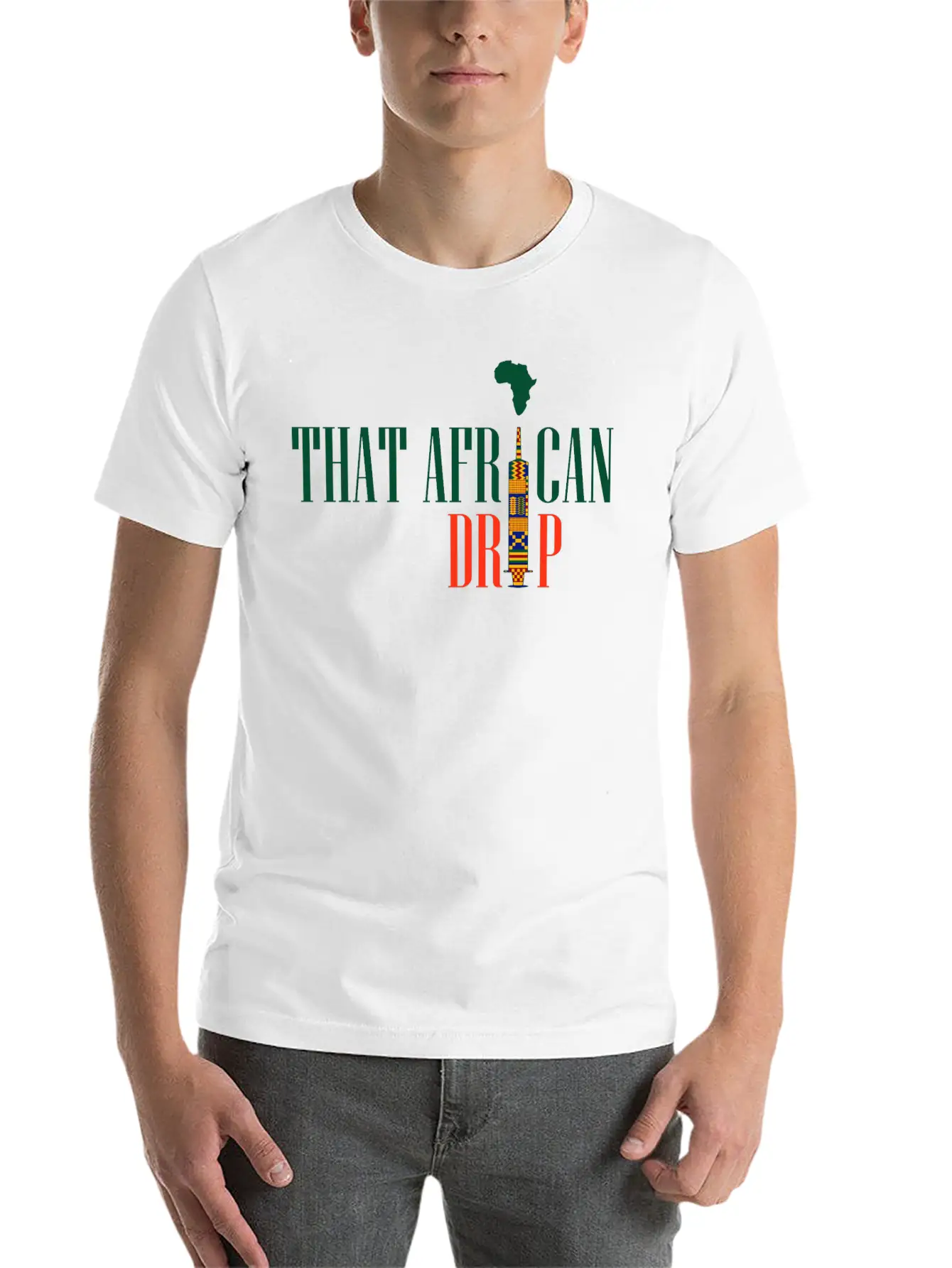 THAT AFRICAN DRIP Stylish Everyday T-Shirt – Unisex Basic Cotton Tee
