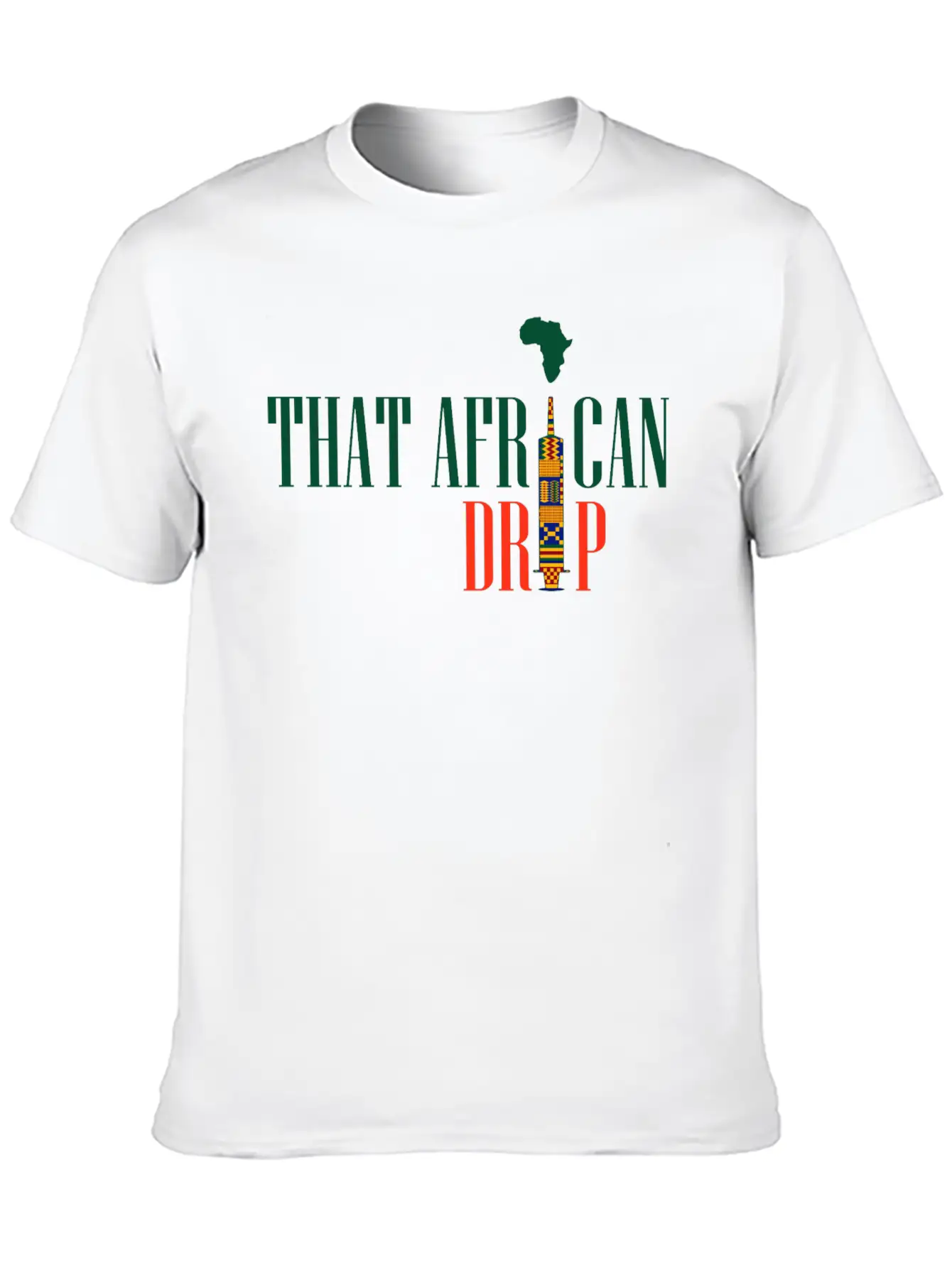 THAT AFRICAN DRIP Stylish Everyday T-Shirt – Unisex Basic Cotton Tee