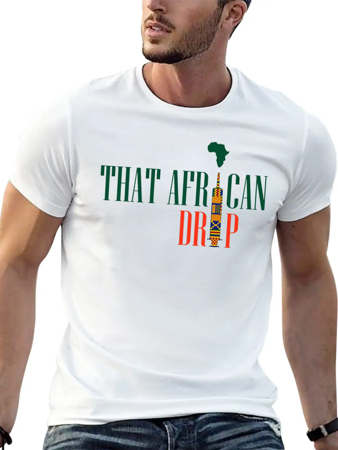 THAT AFRICAN DRIP Stylish Everyday T-Shirt – Unisex Basic Cotton Tee