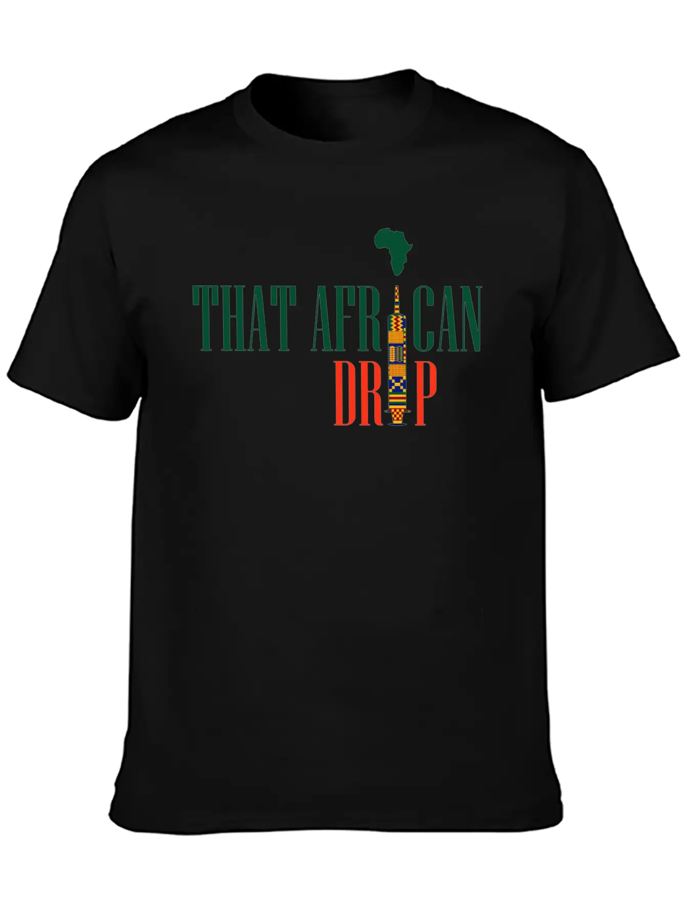 THAT AFRICAN DRIP Stylish Everyday T-Shirt – Unisex Basic Cotton Tee